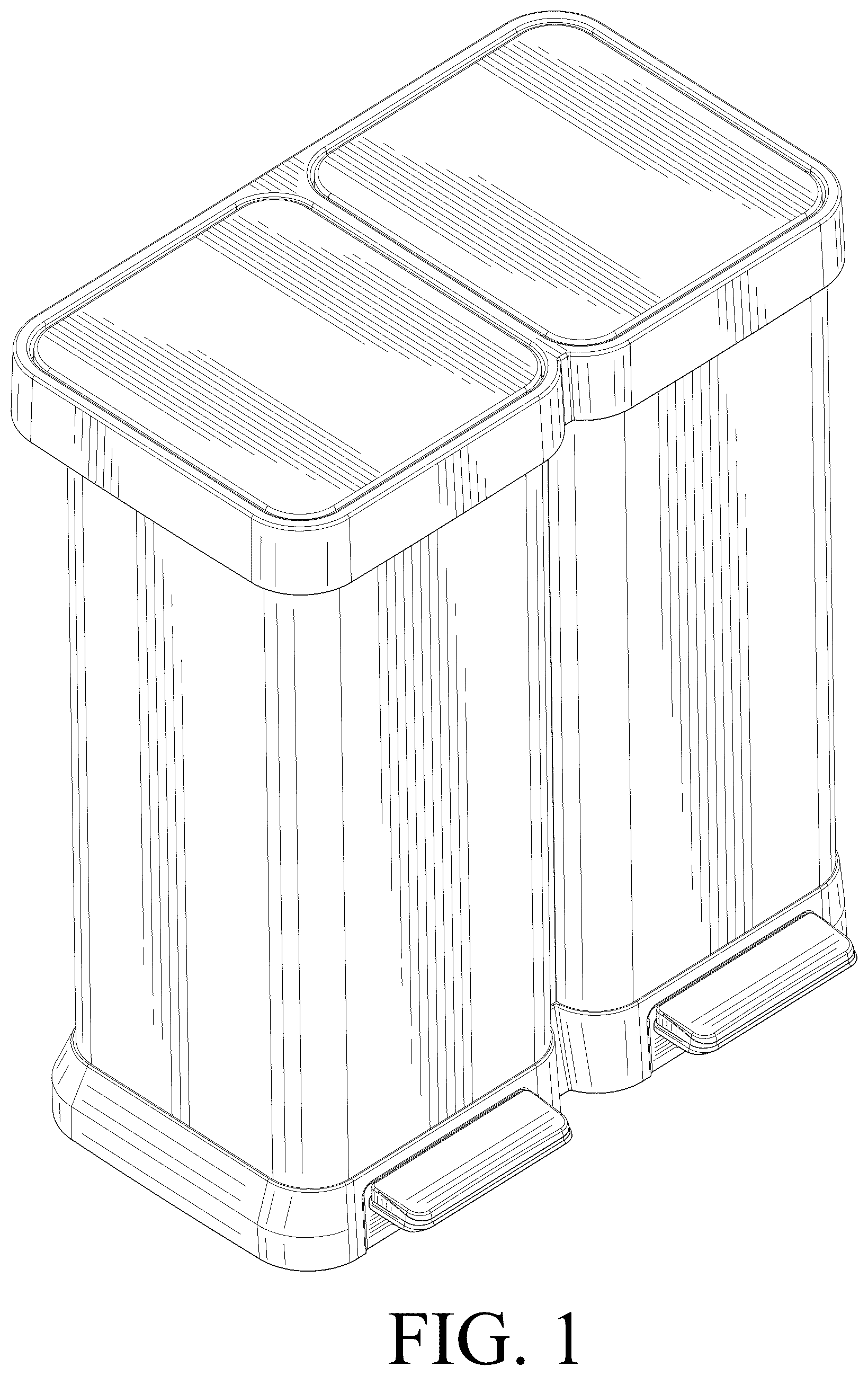 Patent USD1077411 — Dustbin — Figure 1