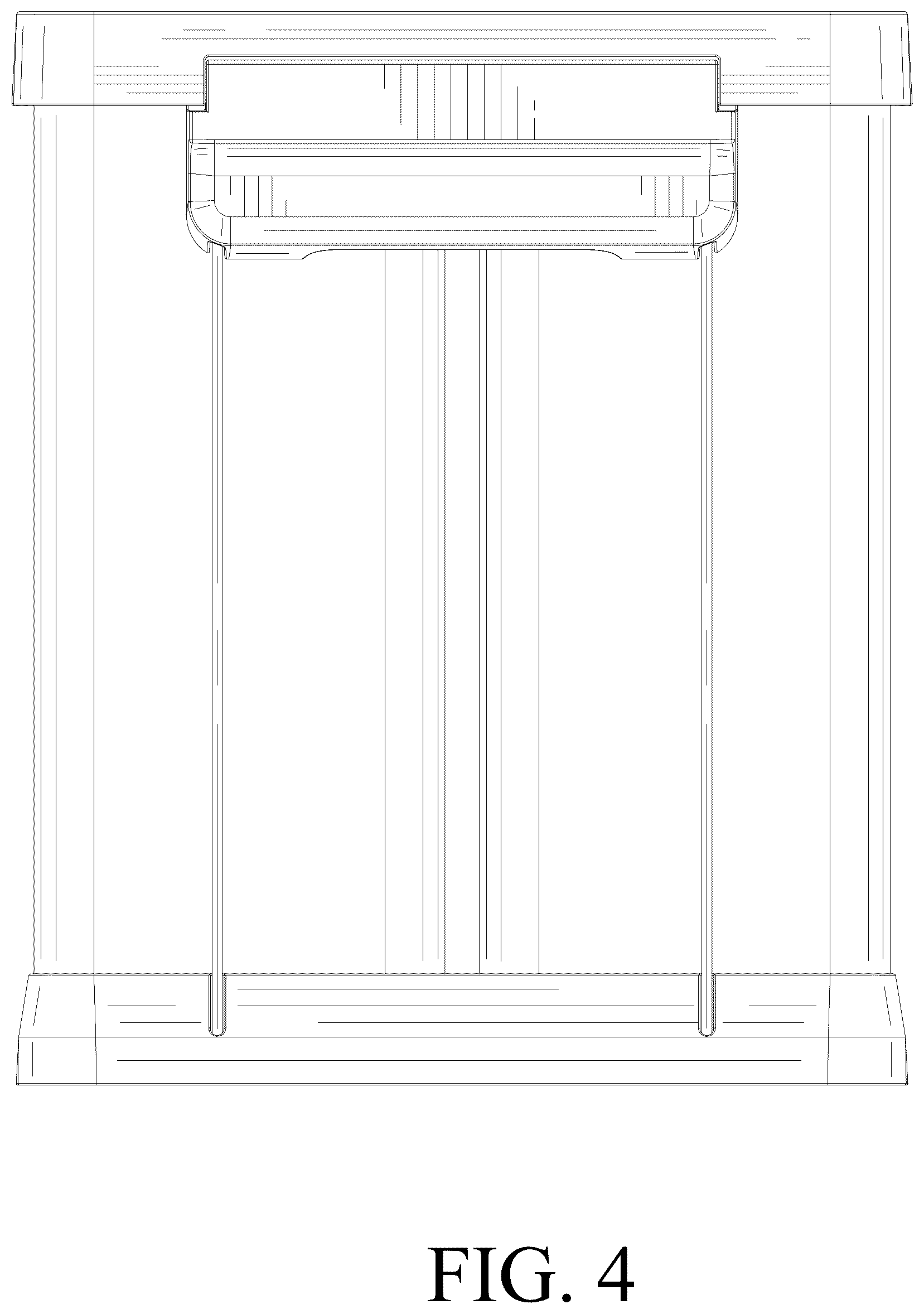 Patent USD1077411 Figure 4 – Dustbin