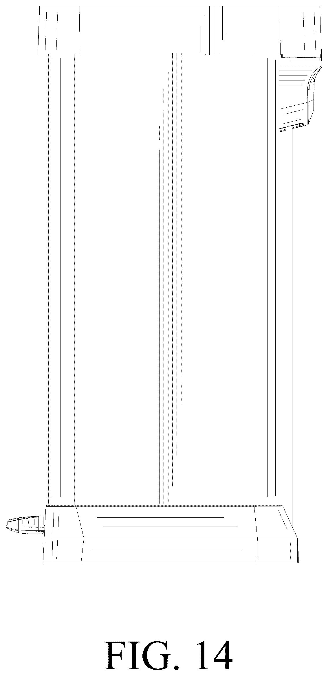 Patent USD1077411 Figure 14 – Dustbin