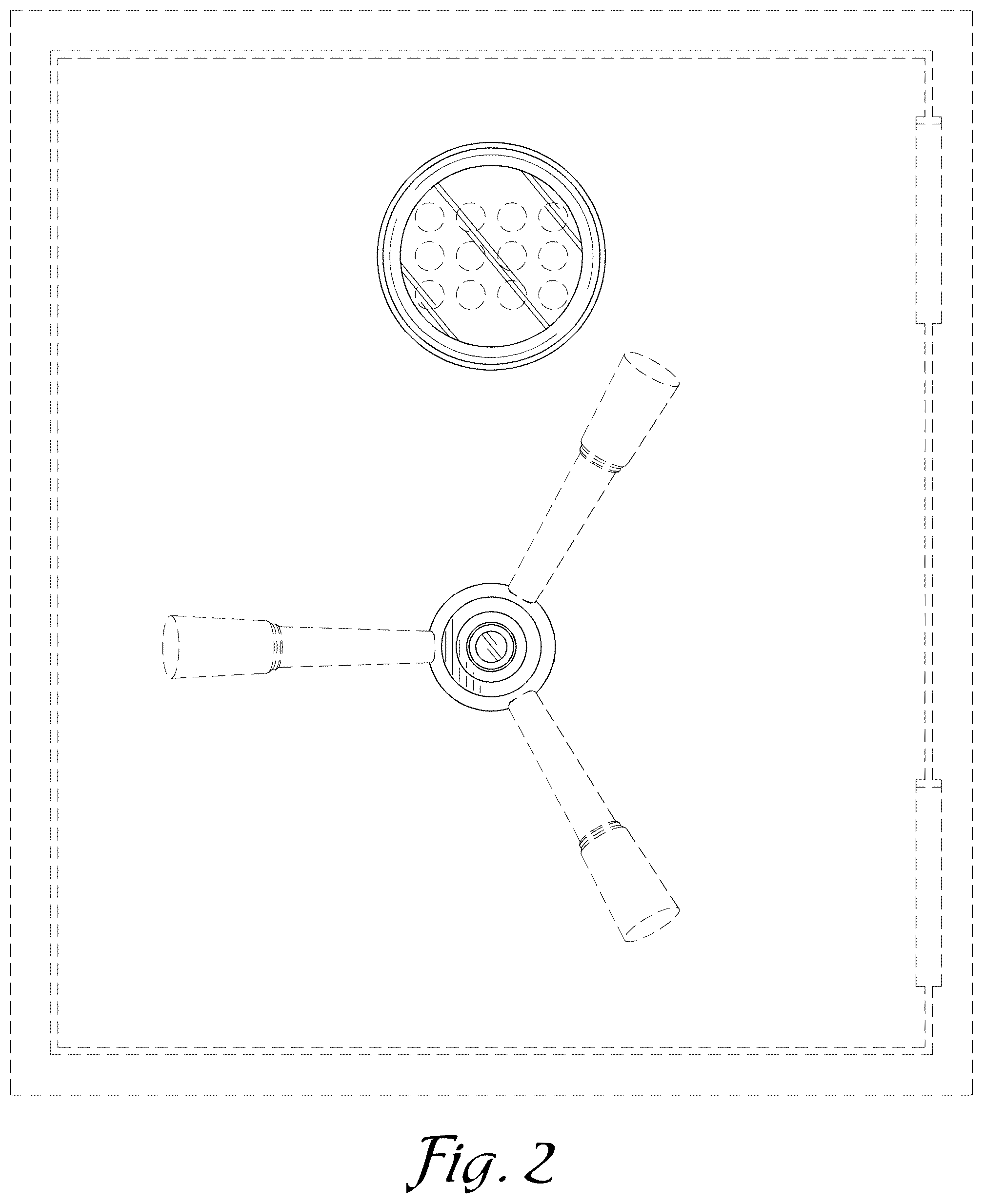 Patent USD1077413 Figure 2 – Biometric door assembly