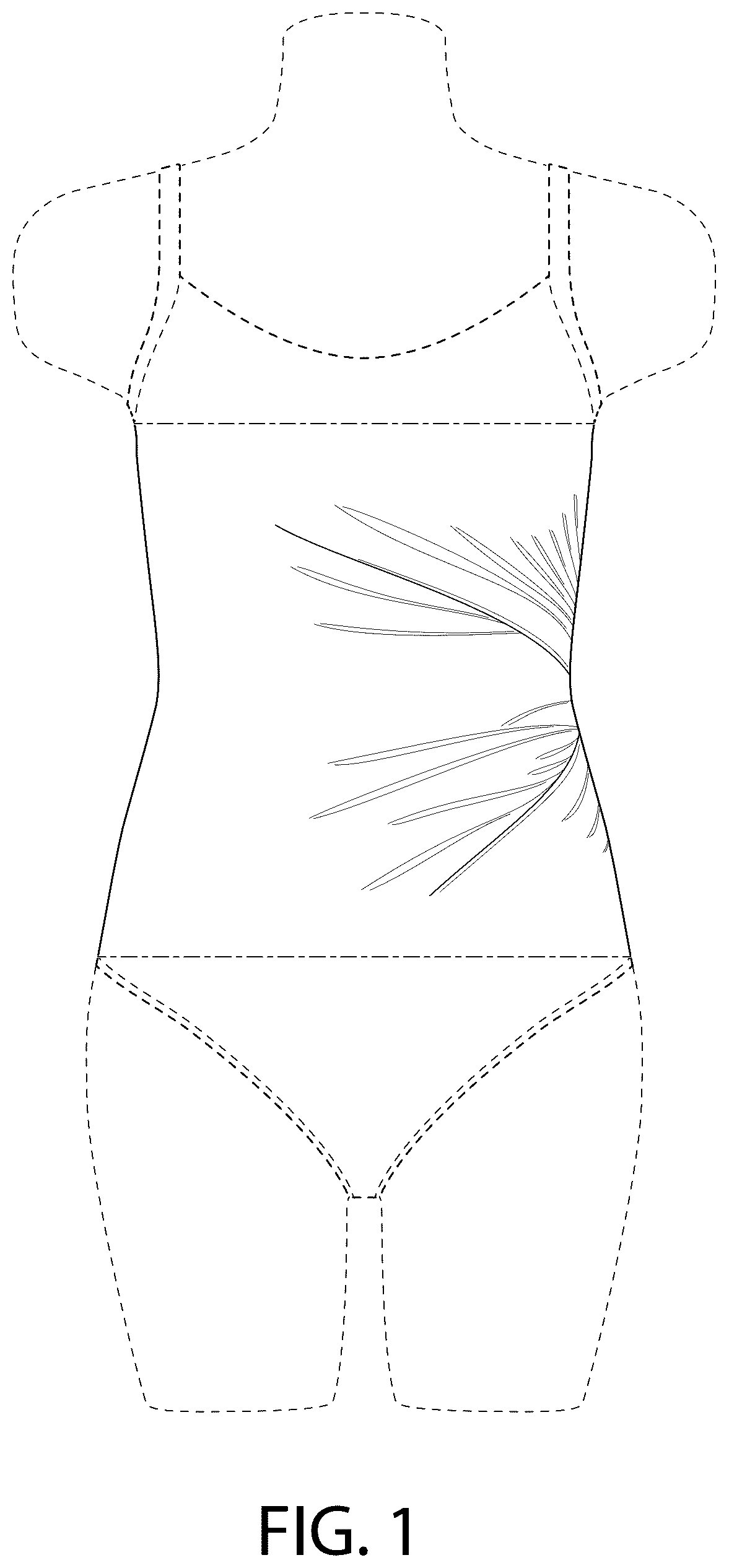 Patent USD1077416 Figure 1 – Swimsuit