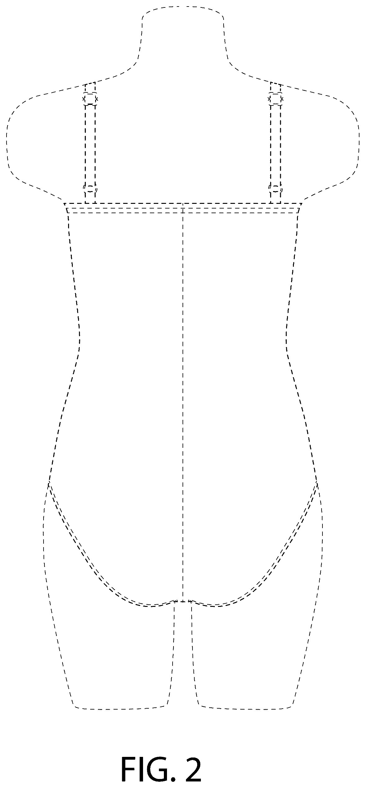 Patent USD1077416 Figure 2 – Swimsuit