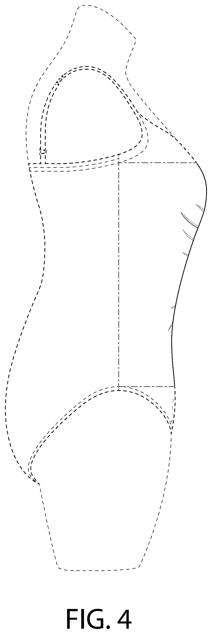 Patent USD1077416 Figure 4 – Swimsuit