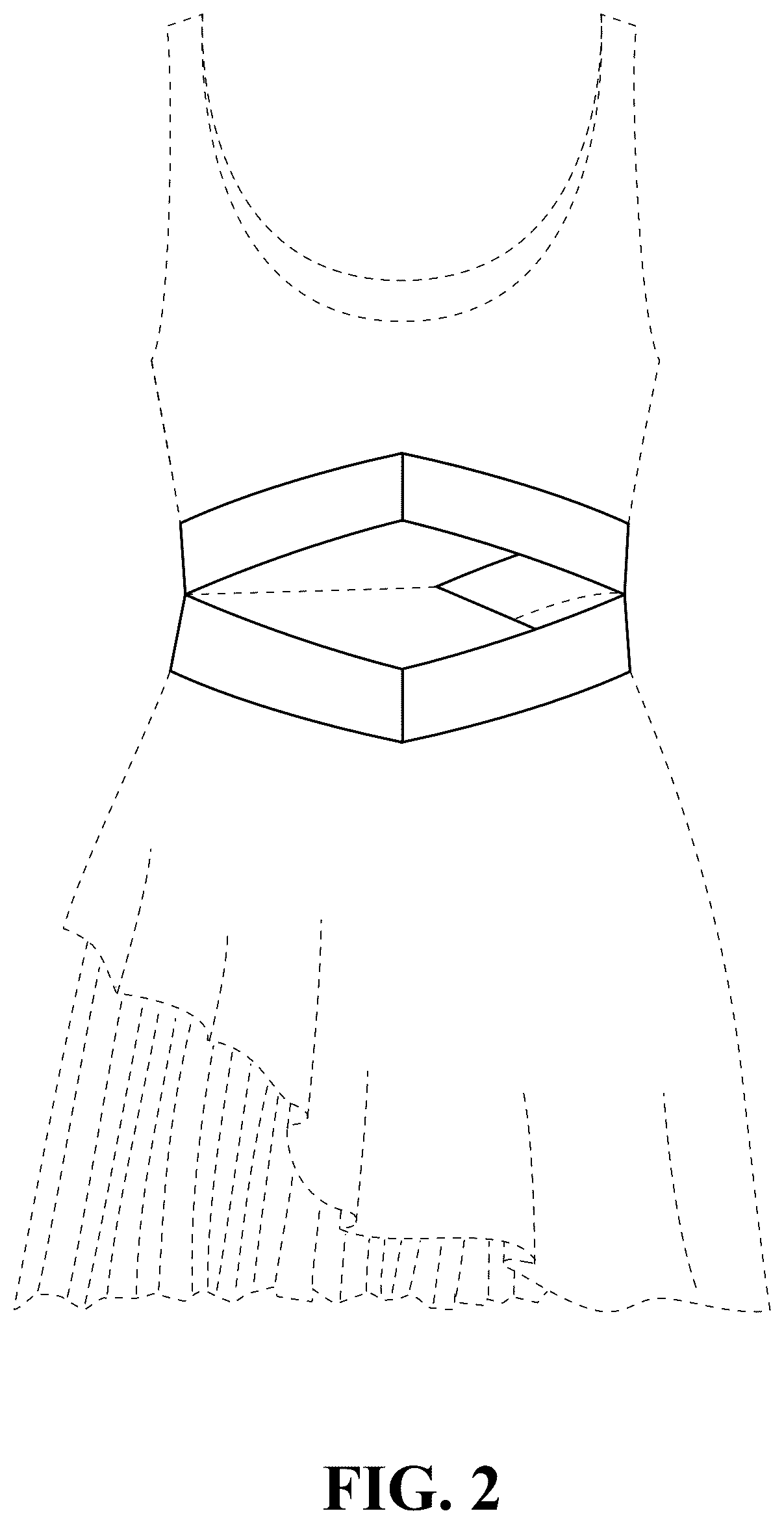 Patent USD1077420 Figure 2 – Garment