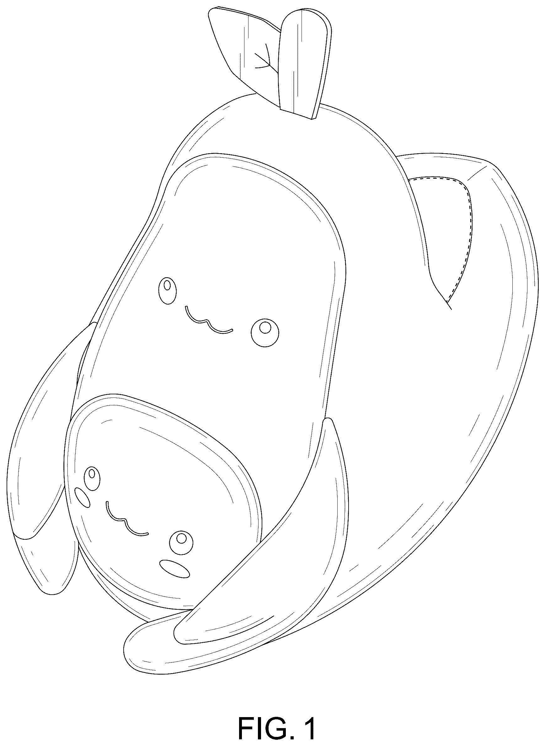 Patent USD1077423 Figure 1 – Slipper