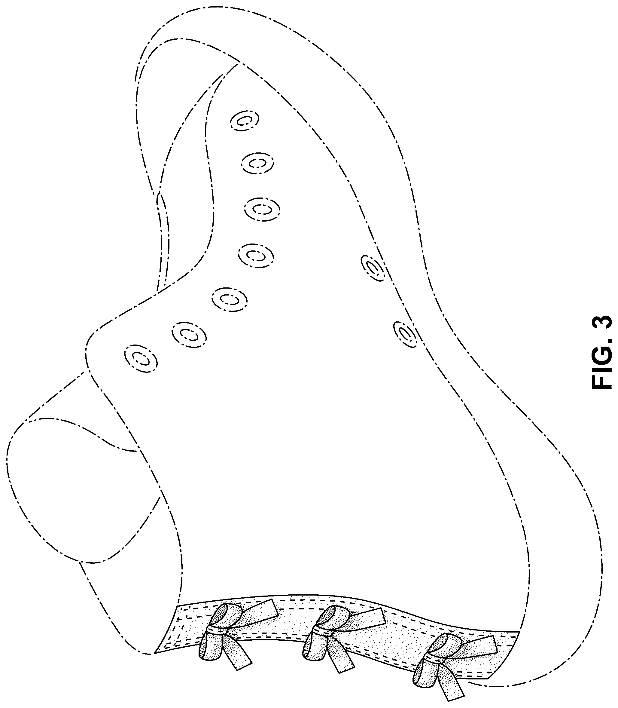 Patent USD1077424 Figure 3 – Shoe