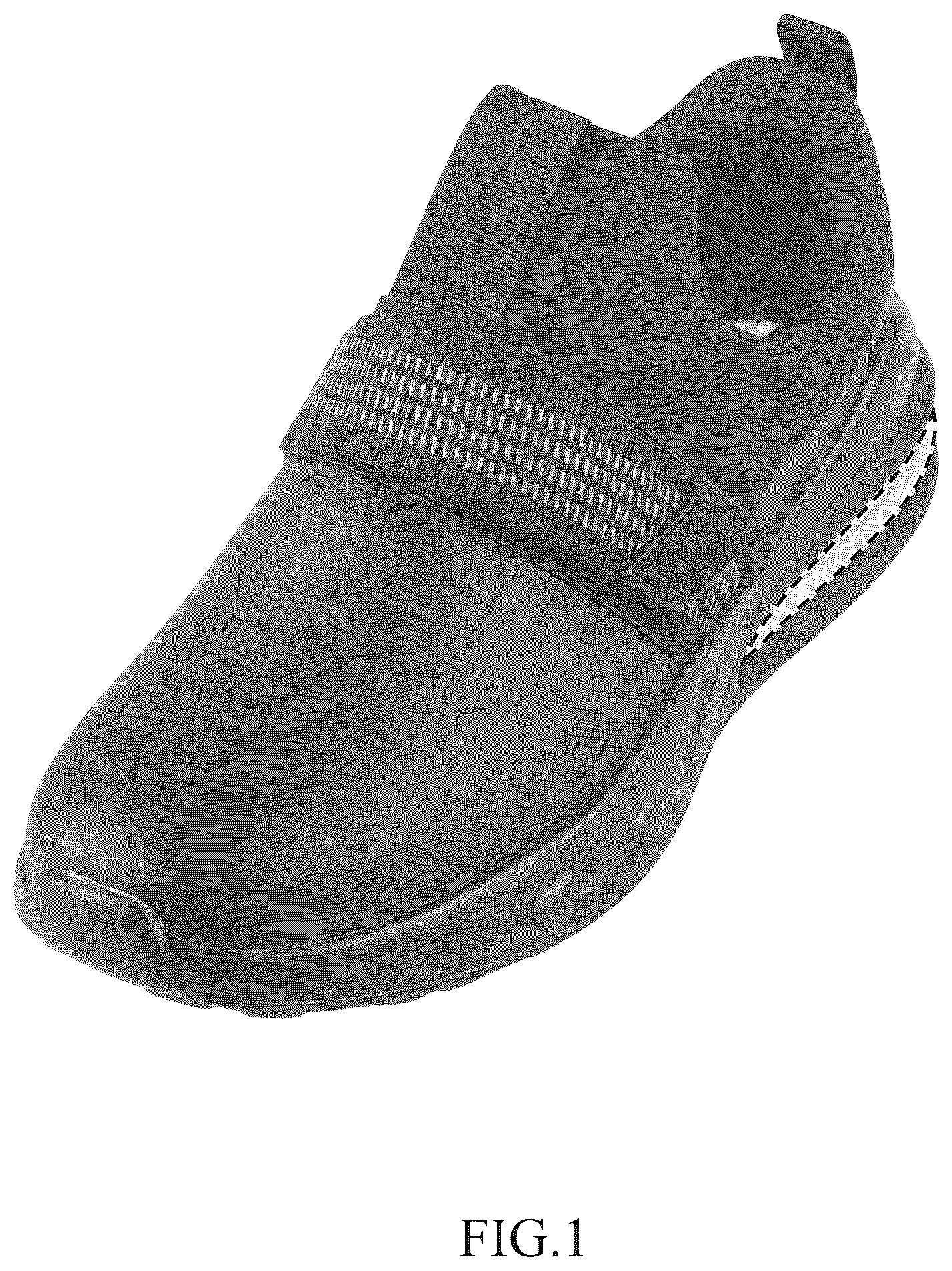 Patent USD1077425 Figure 1 – Shoe