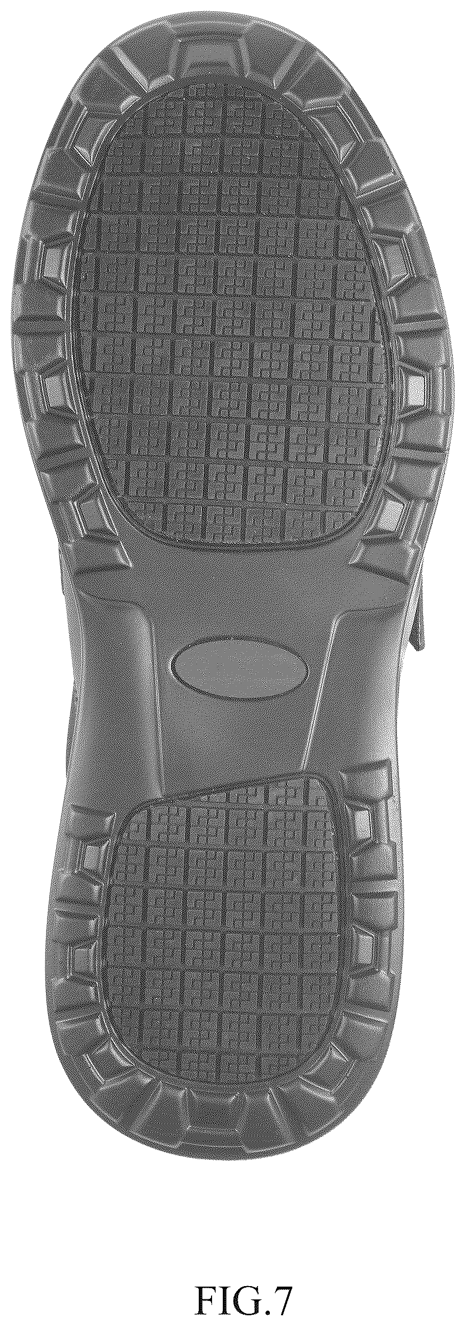 Patent USD1077425 Figure 7 – Shoe