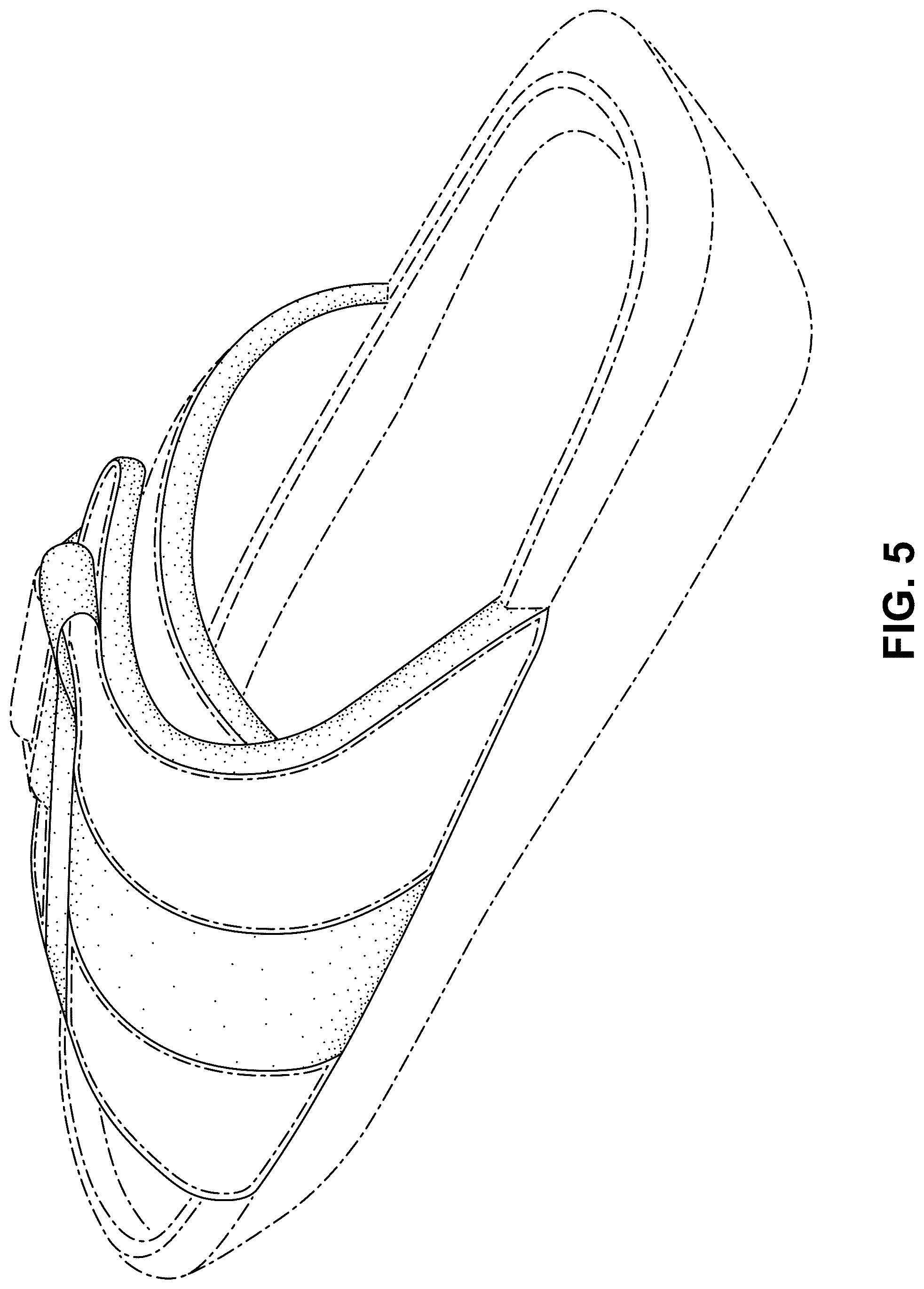 Patent USD1077427 Figure 5 – Shoe