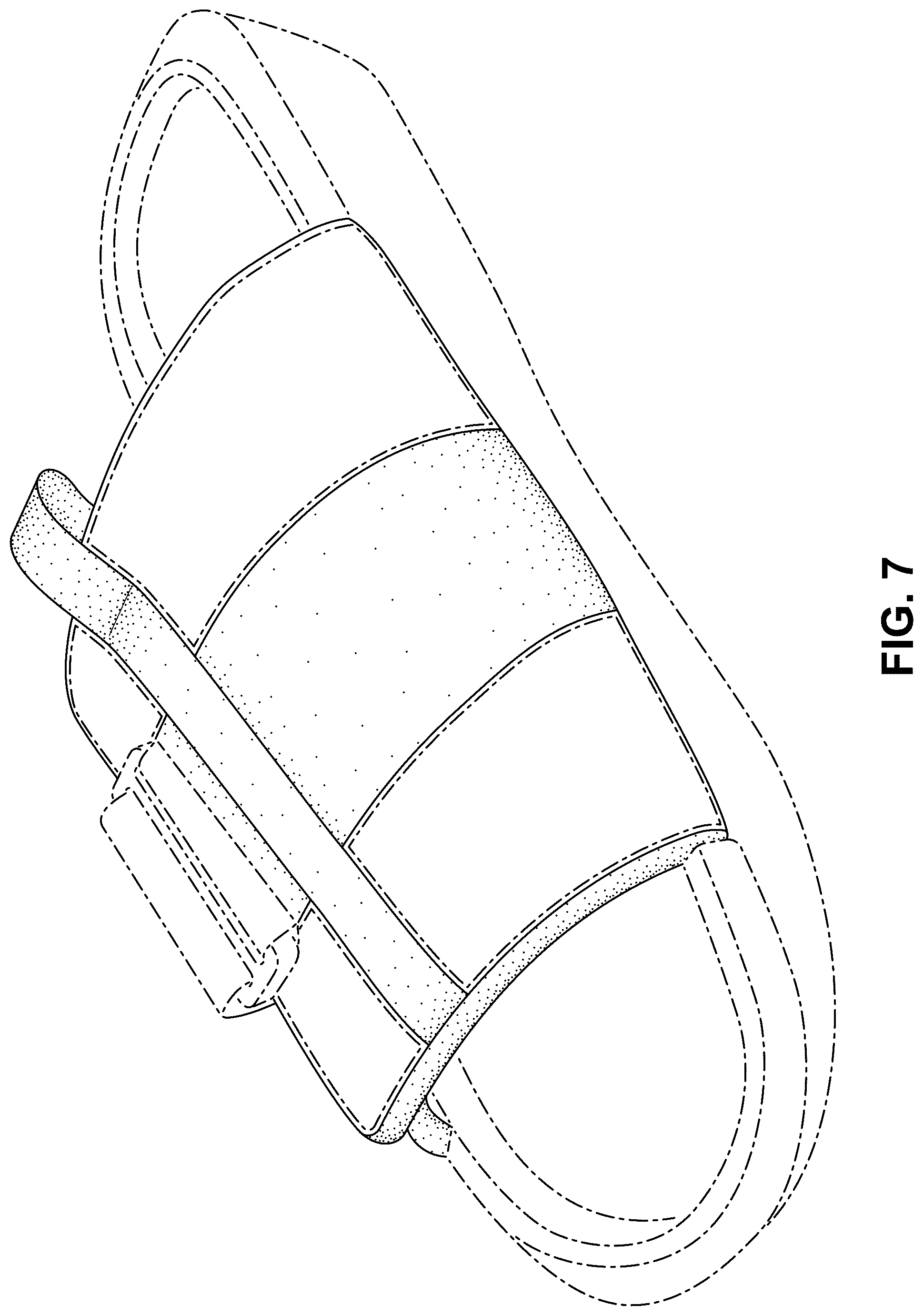 Patent USD1077427 Figure 7 – Shoe