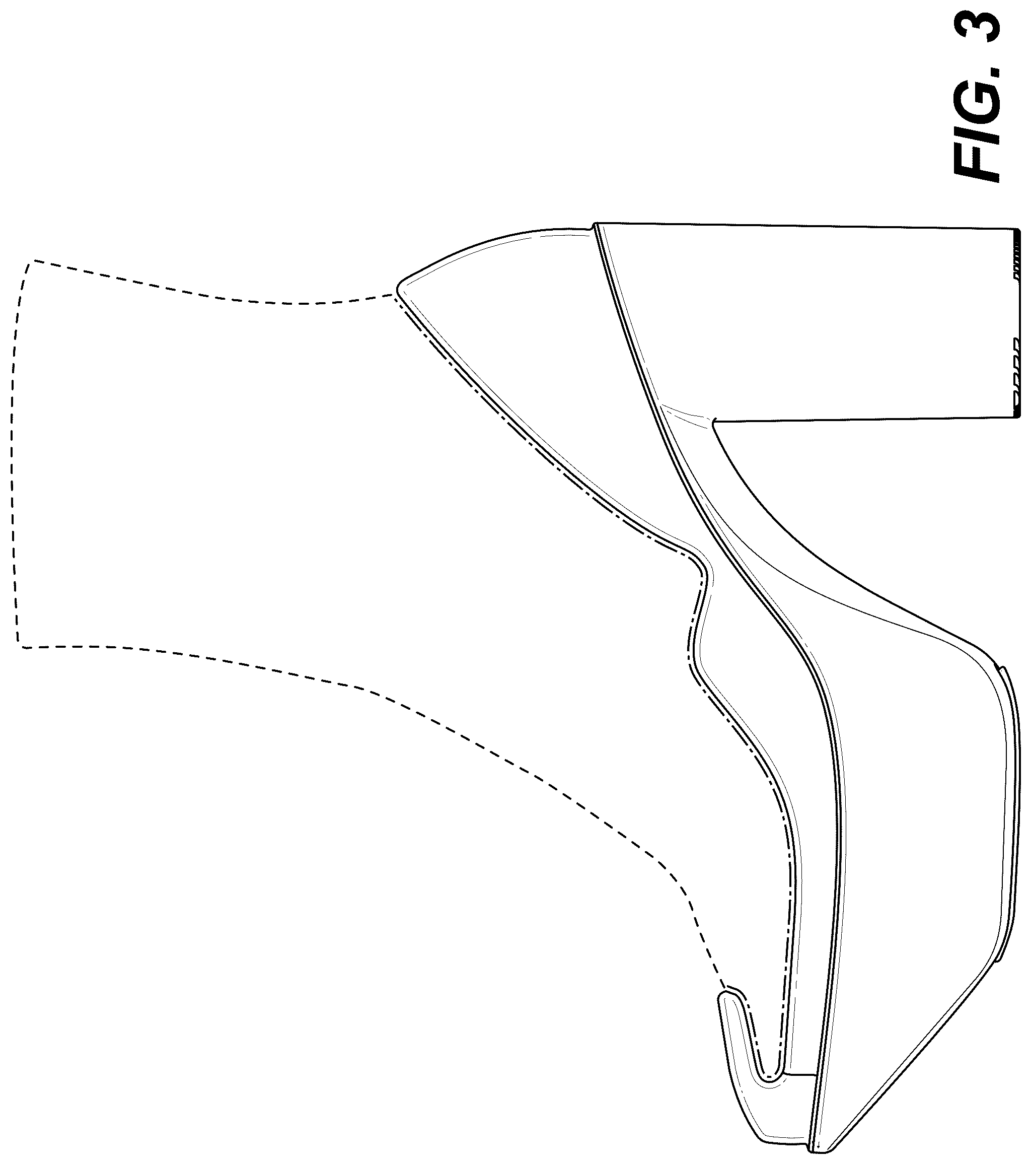 Patent USD1077429 Figure 3 – Footwear