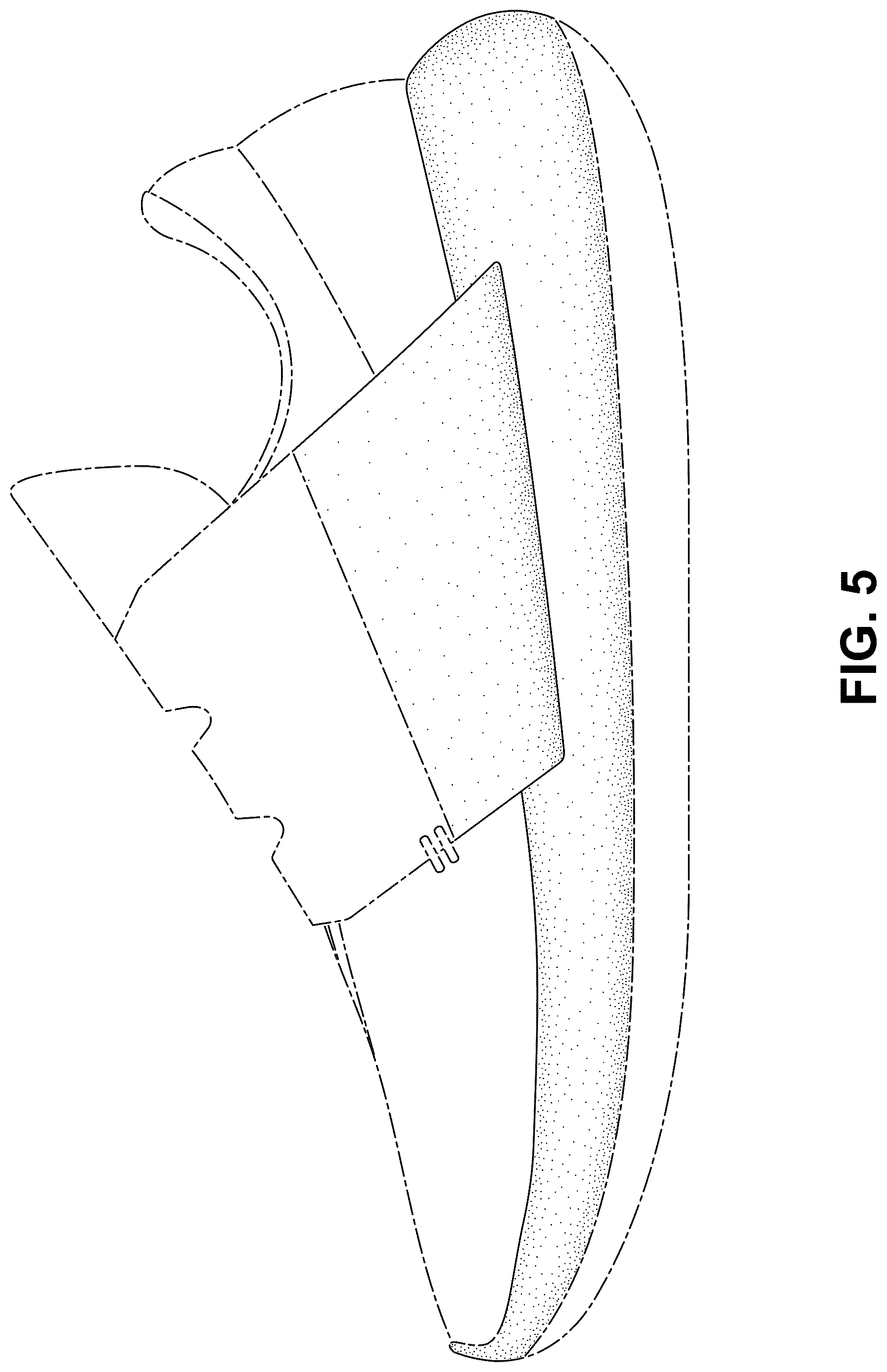 Patent USD1077431 Figure 5 – Shoe