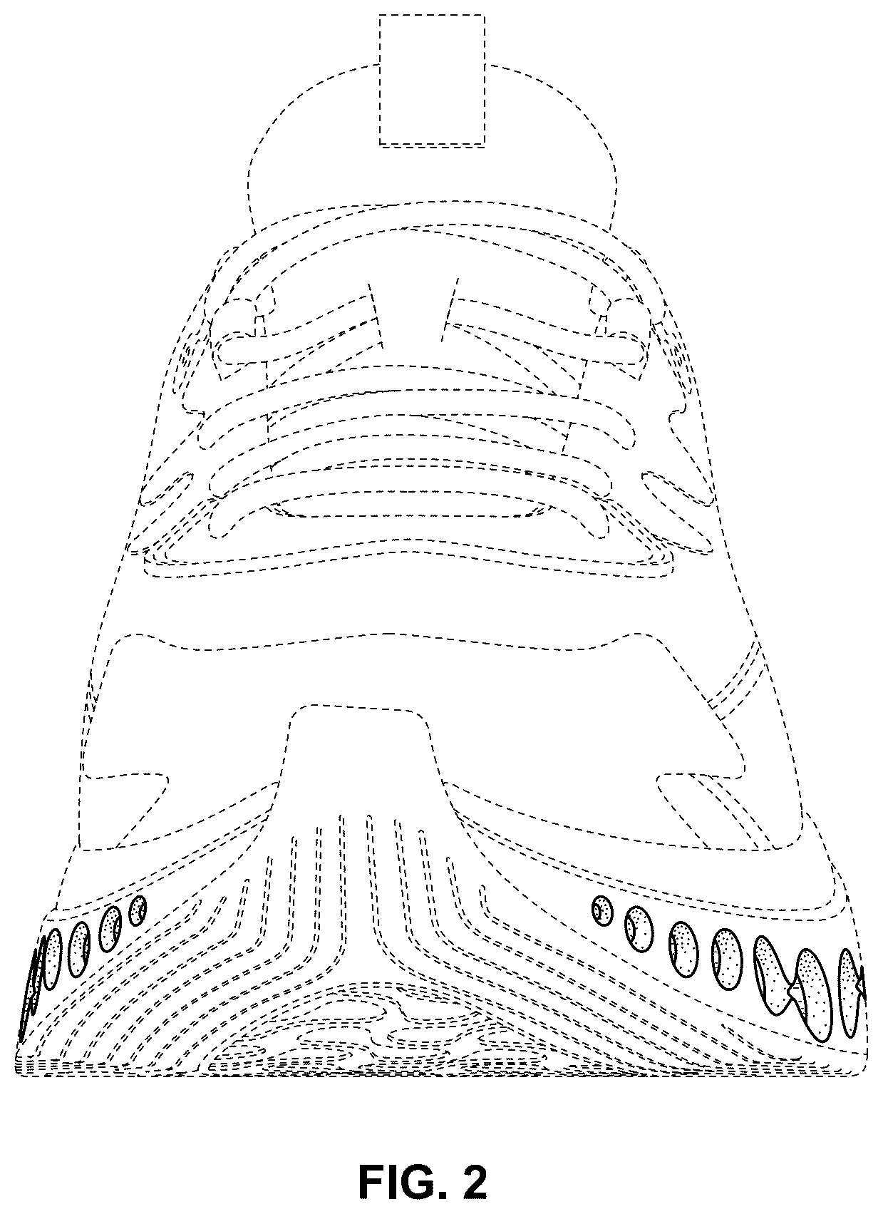 Patent USD1077435 Figure 2 – Shoe