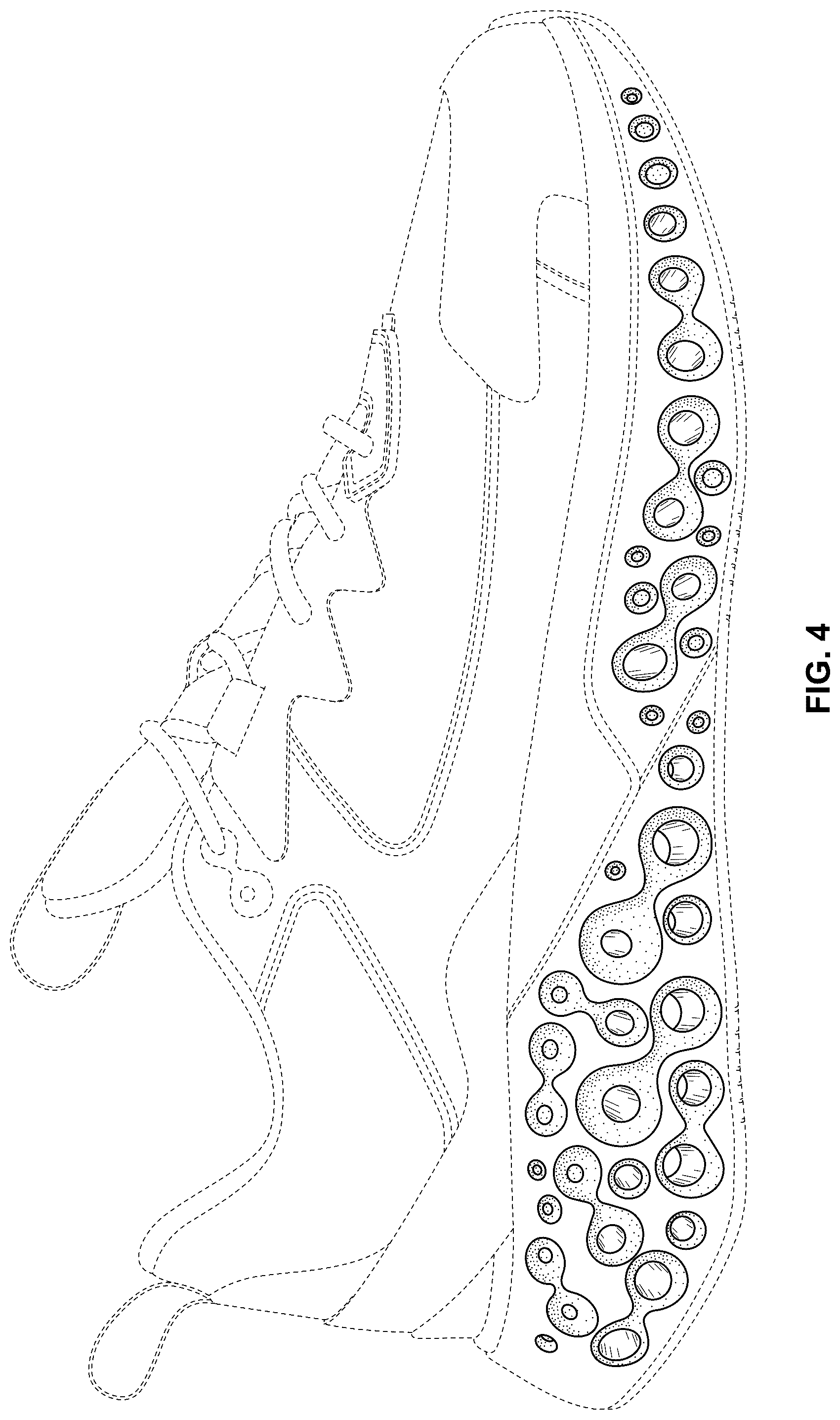 Patent USD1077435 Figure 4 – Shoe
