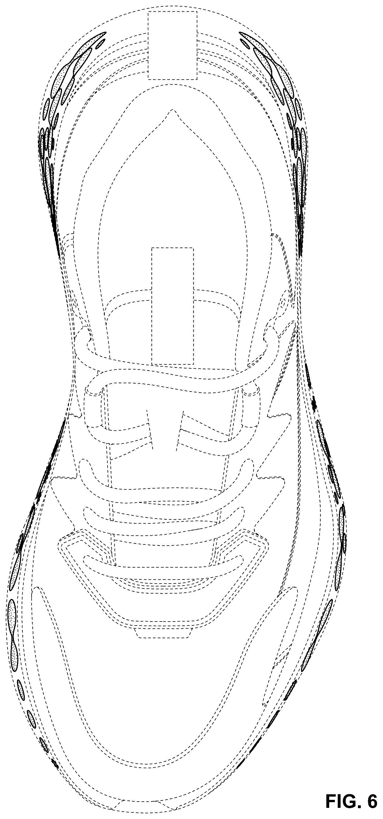 Patent USD1077435 Figure 6 – Shoe