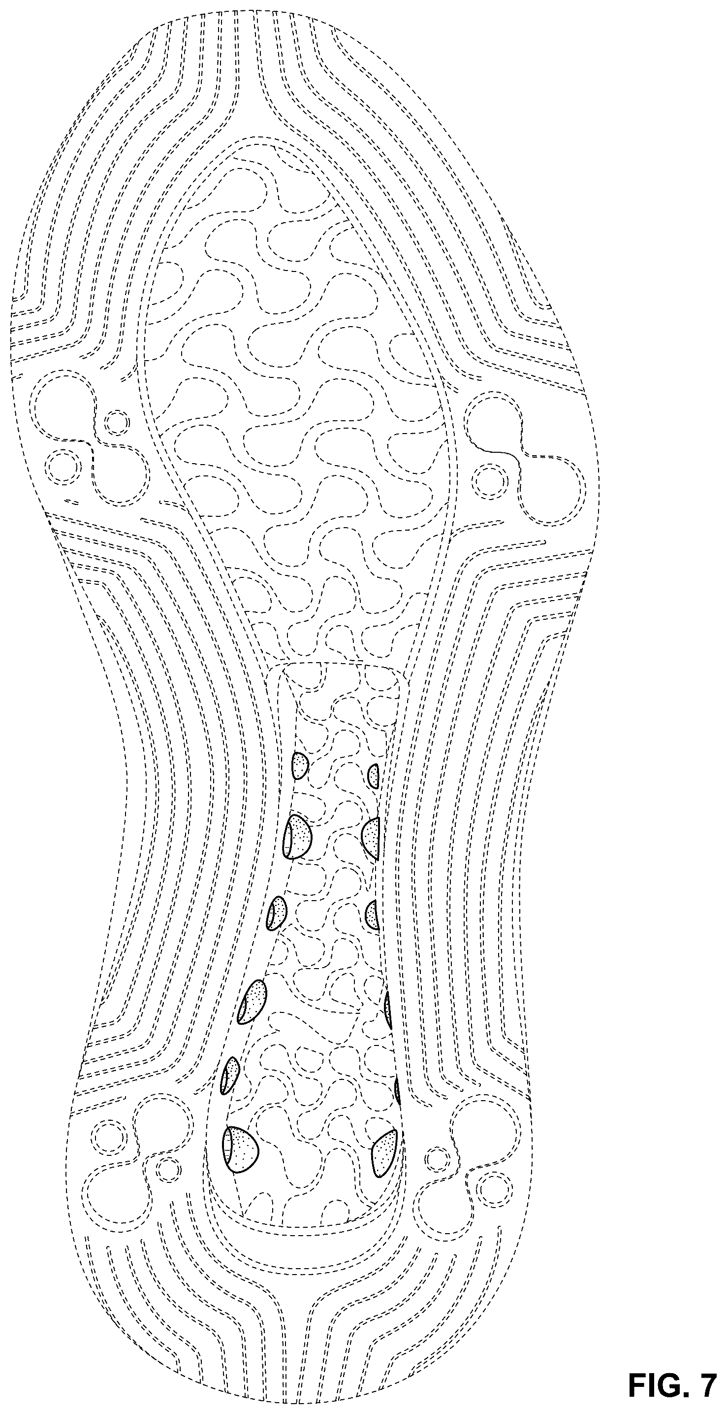 Patent USD1077435 Figure 7 – Shoe
