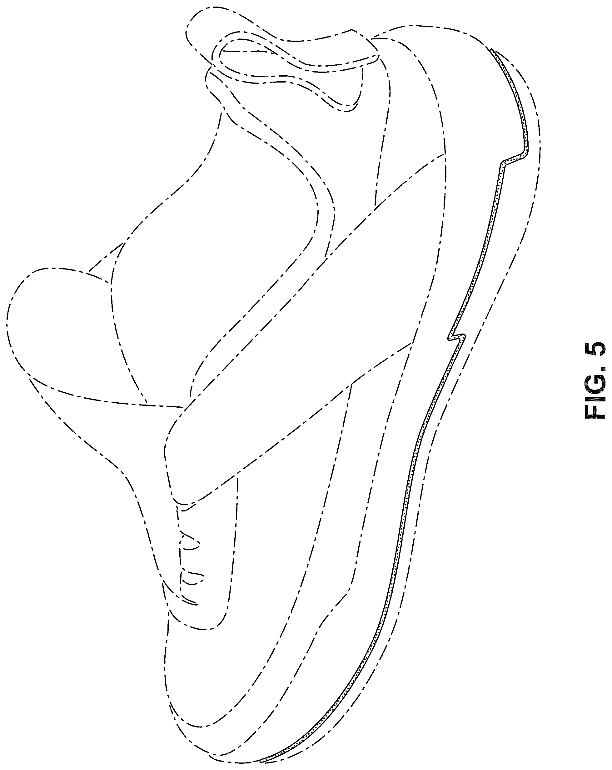 Patent USD1077436 Figure 5 – Shoe