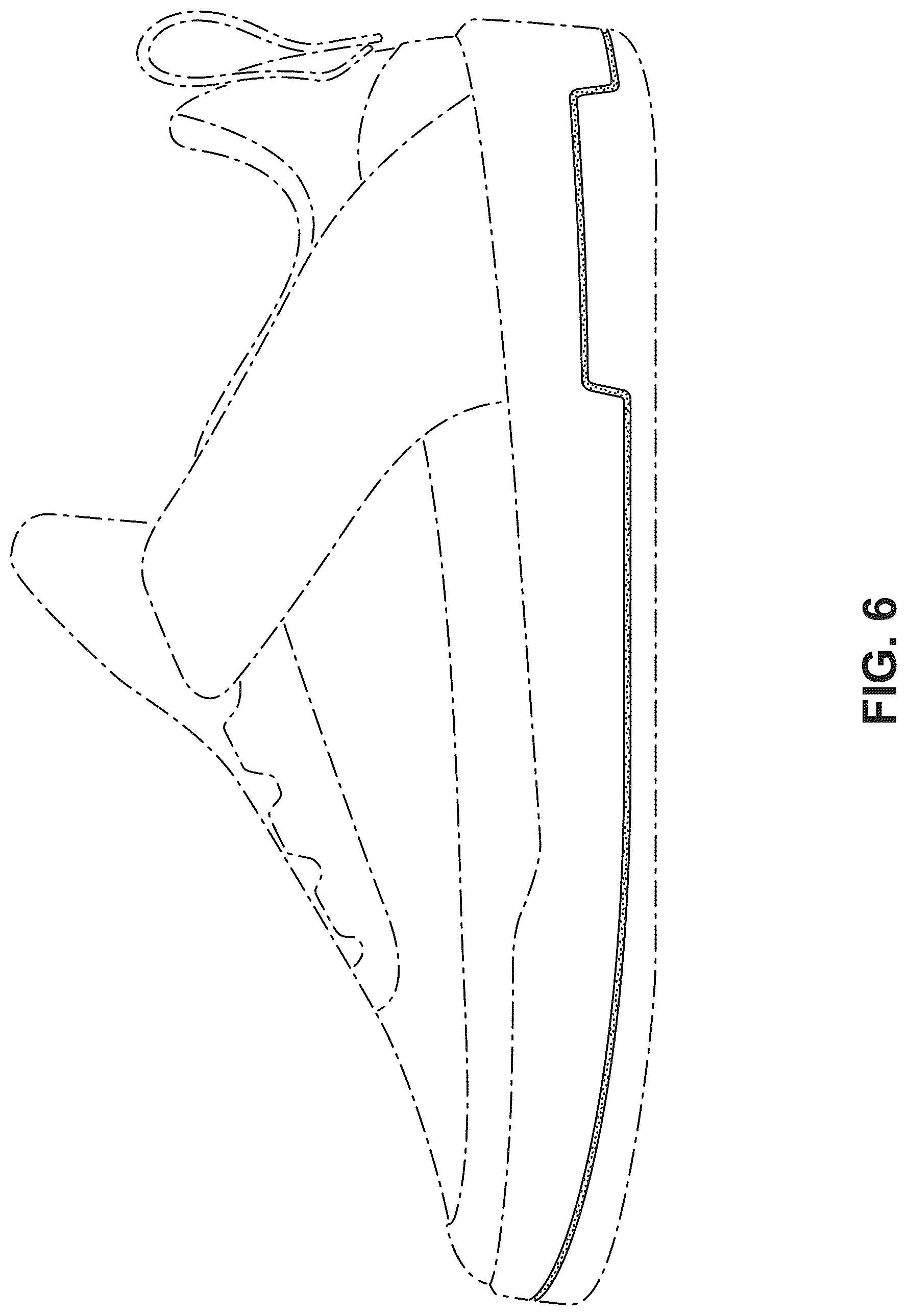 Patent USD1077436 Figure 6 – Shoe