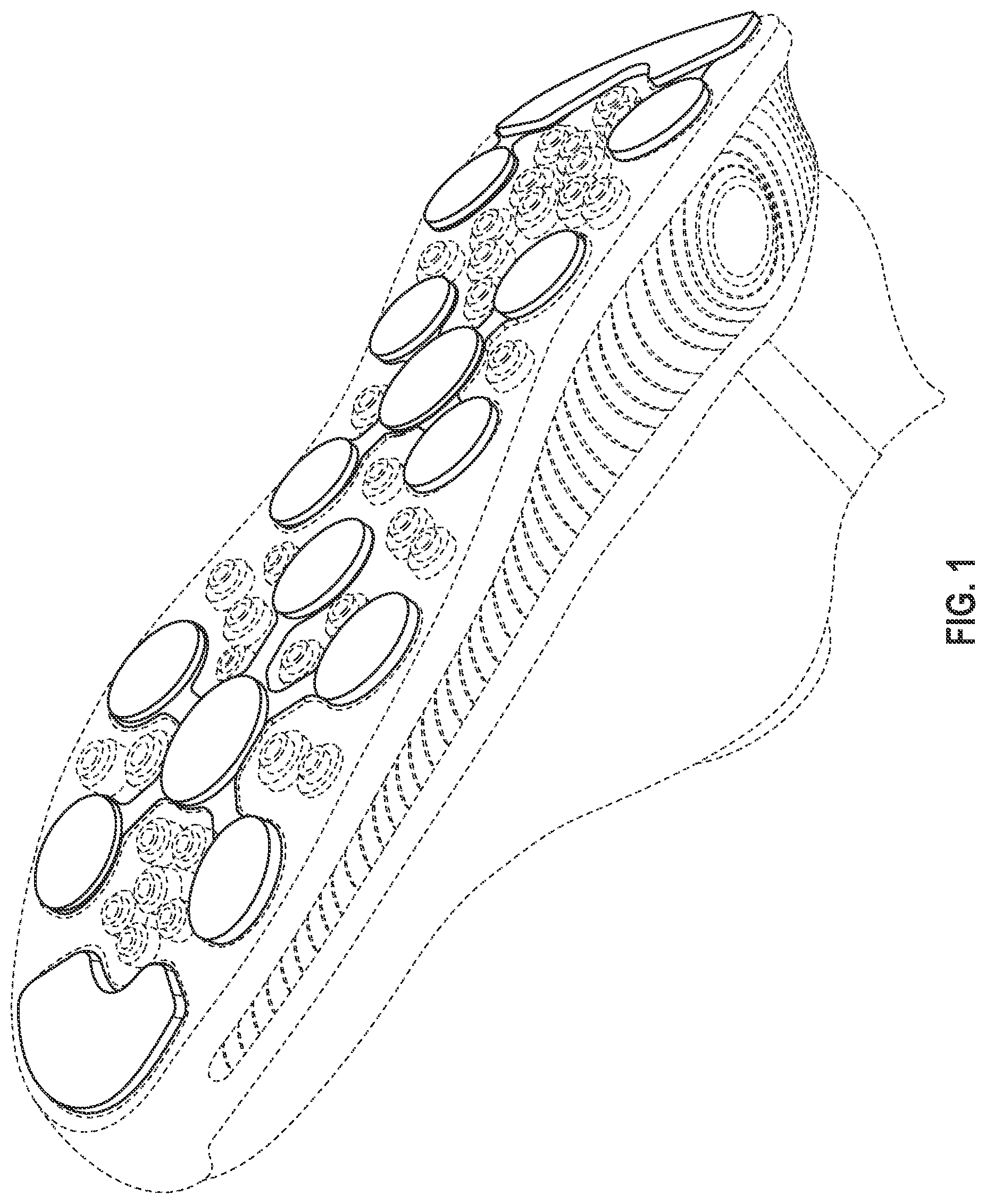 Patent USD1077437 — Outsole bottom — Figure 1