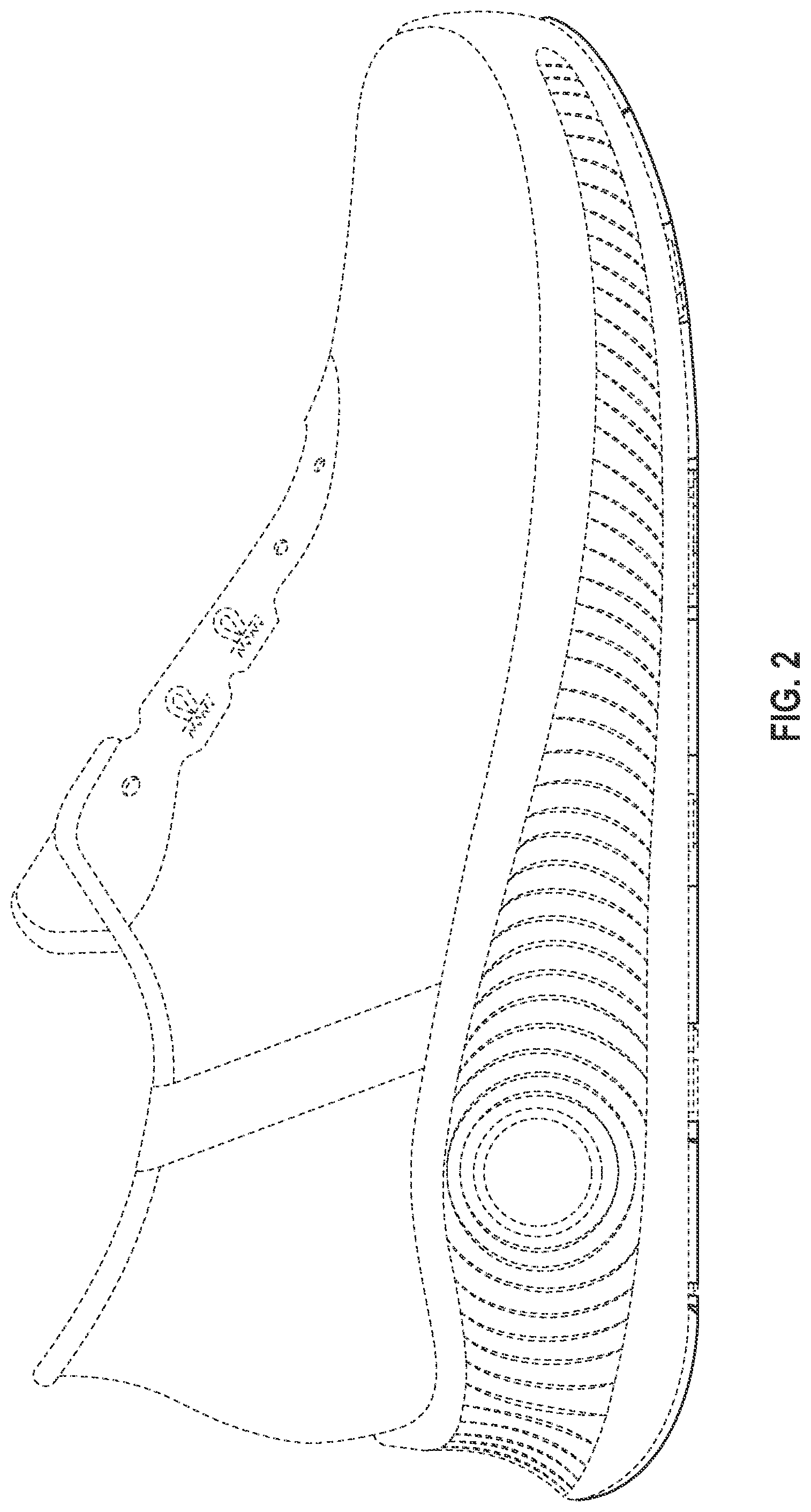 Patent USD1077437 Figure 2 – Outsole bottom