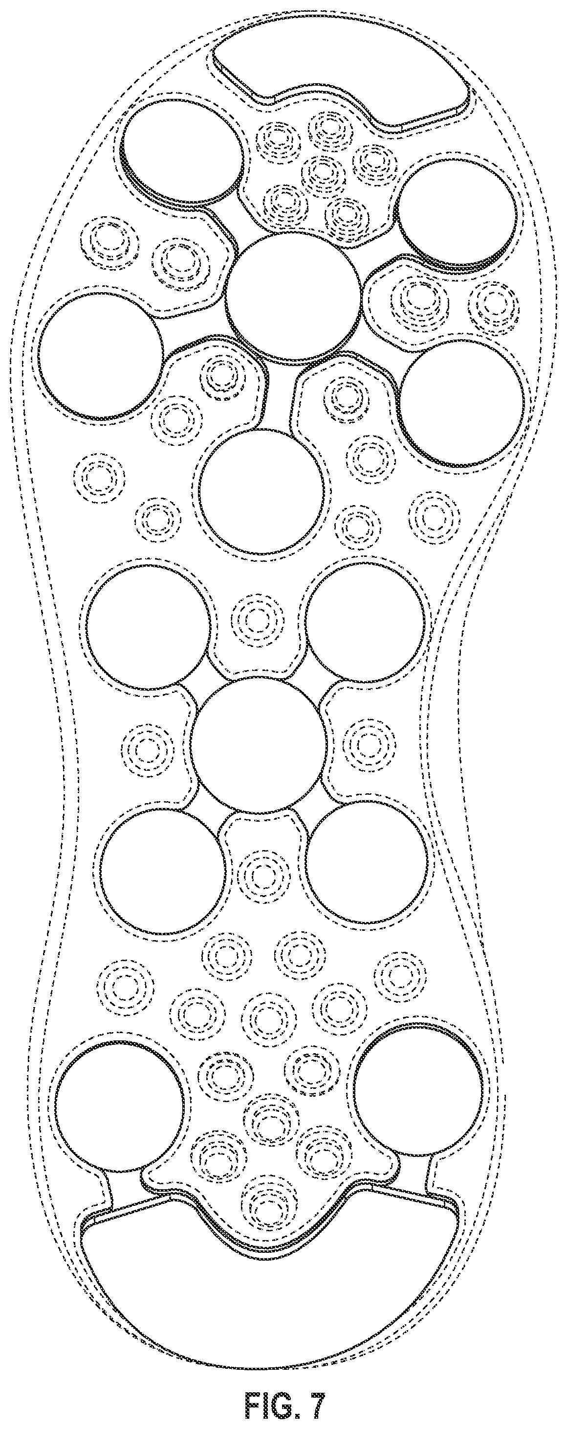 Patent USD1077437 Figure 6 – Outsole bottom