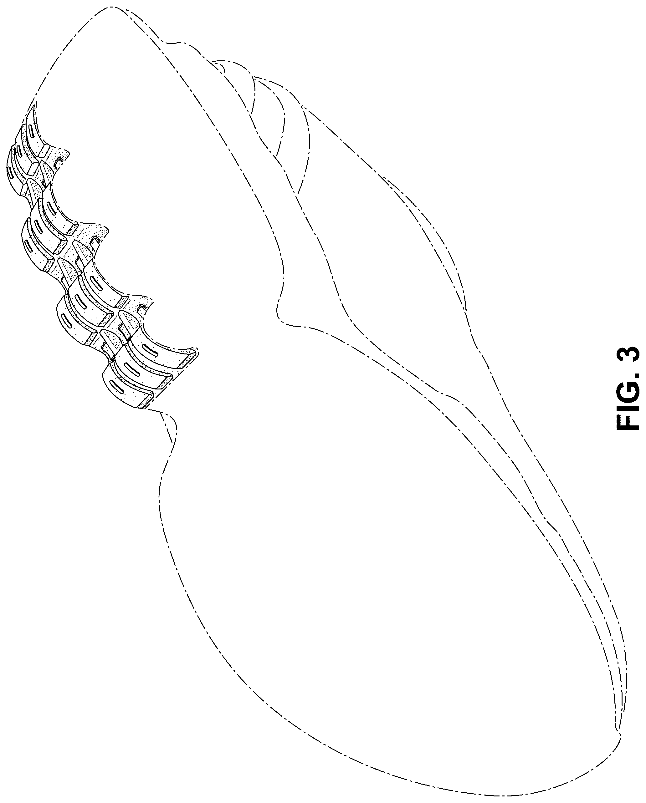 Patent USD1077438 Figure 3 – Shoe