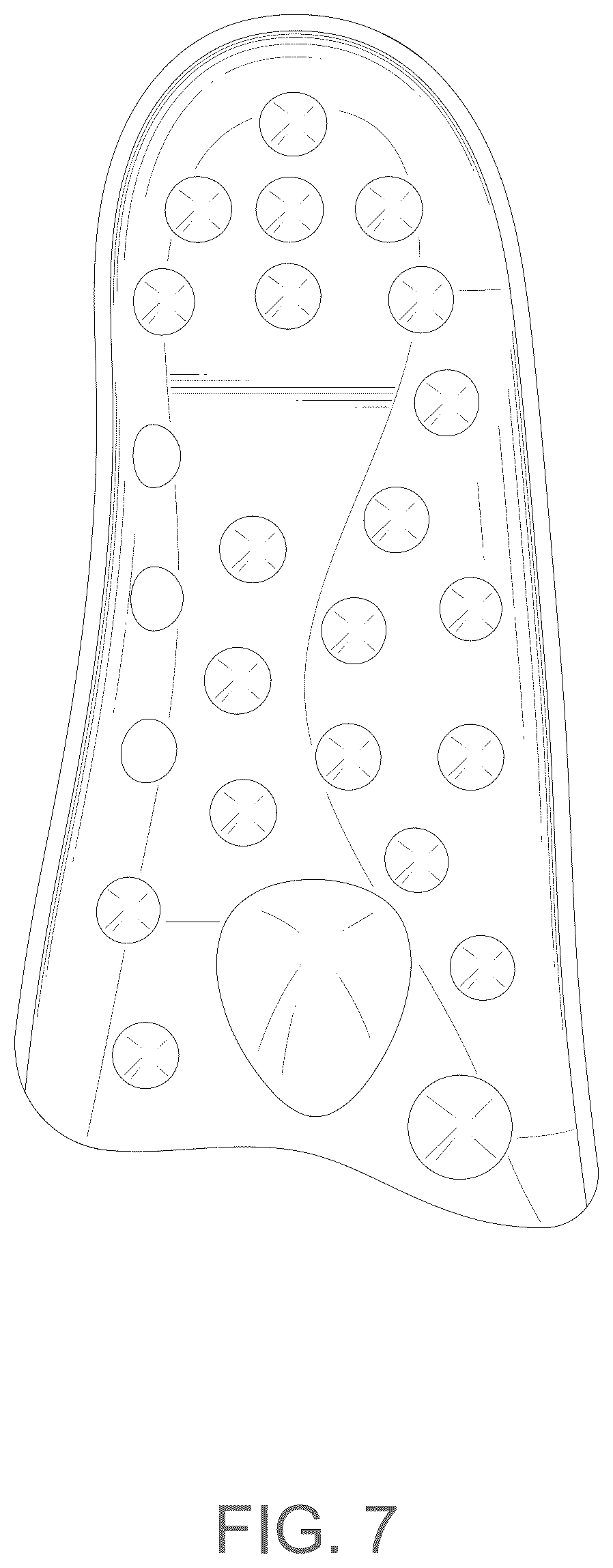 Patent USD1077440 Figure 7 – Insole