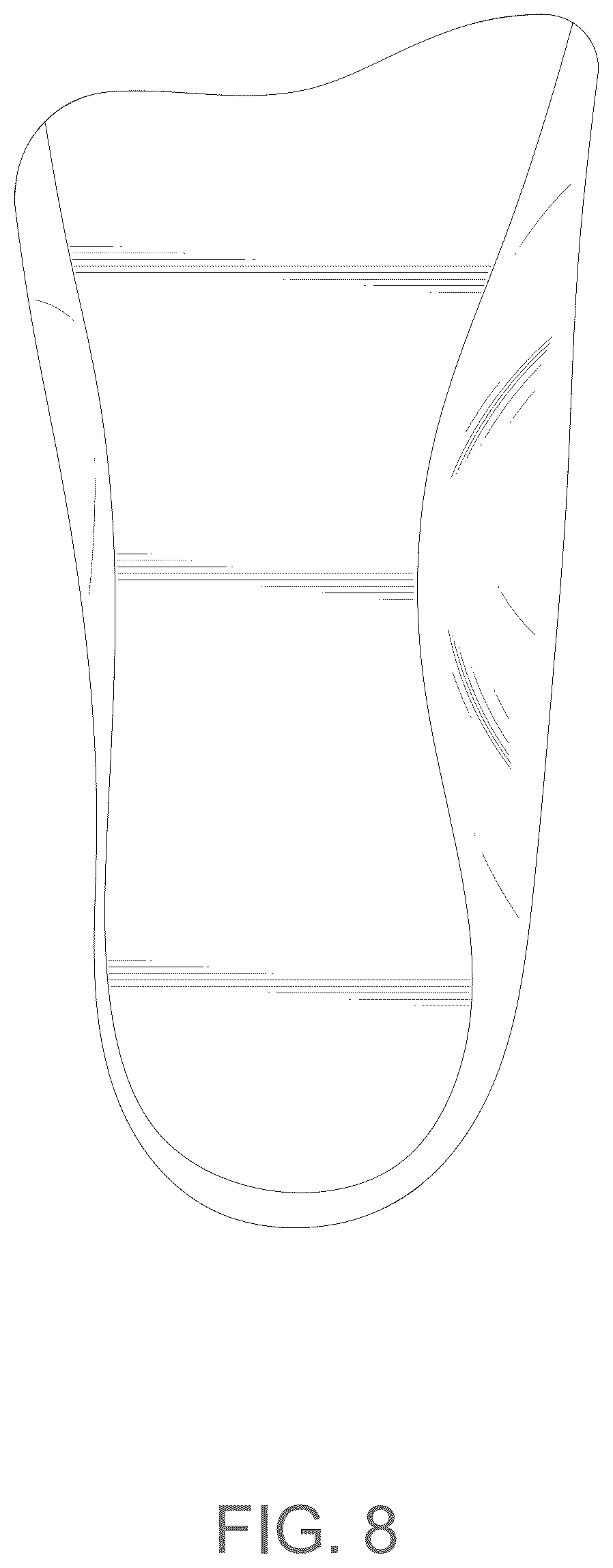 Patent USD1077440 Figure 8 – Insole