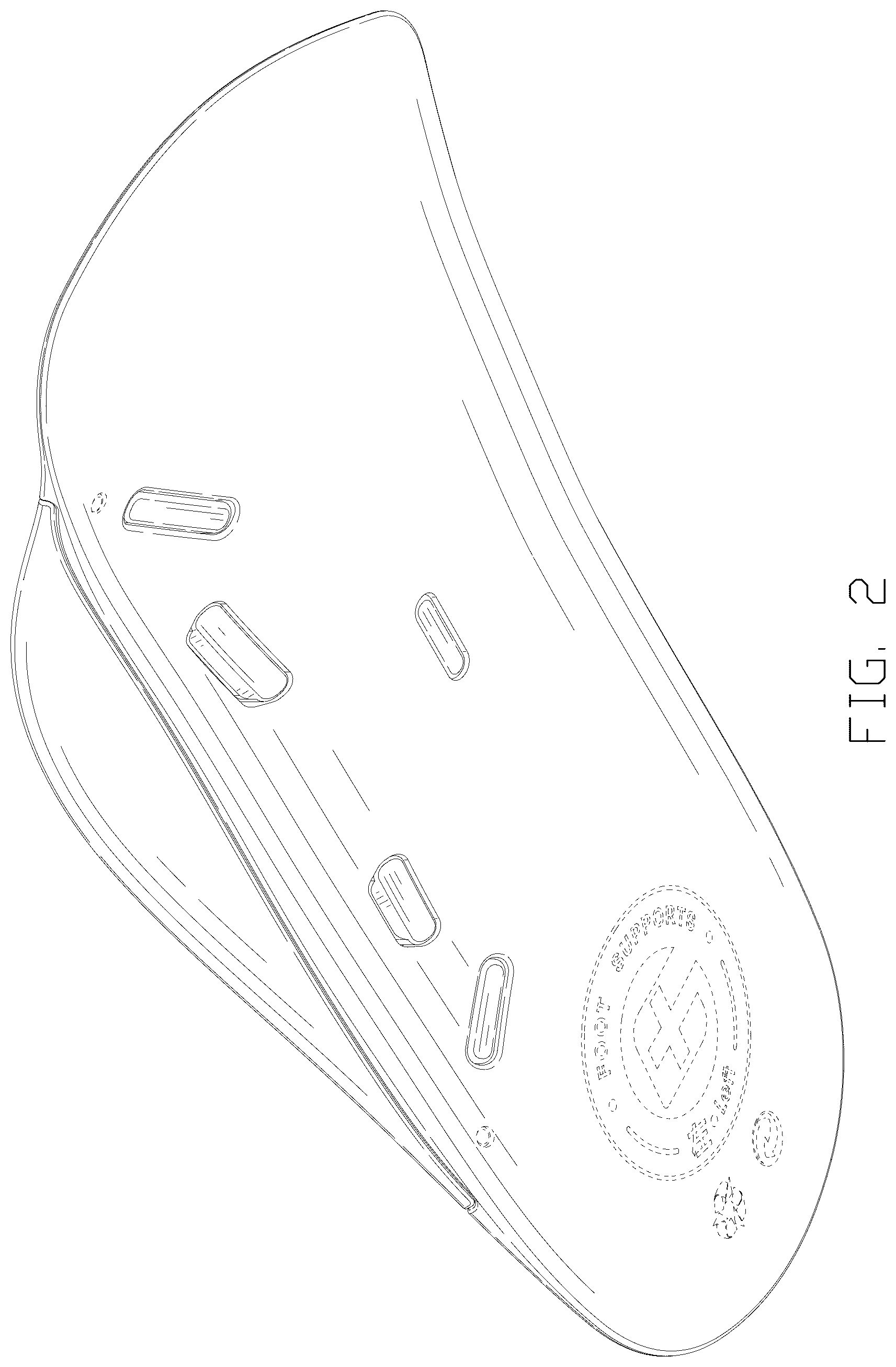 Patent USD1077447 Figure 2 – Arch support insole