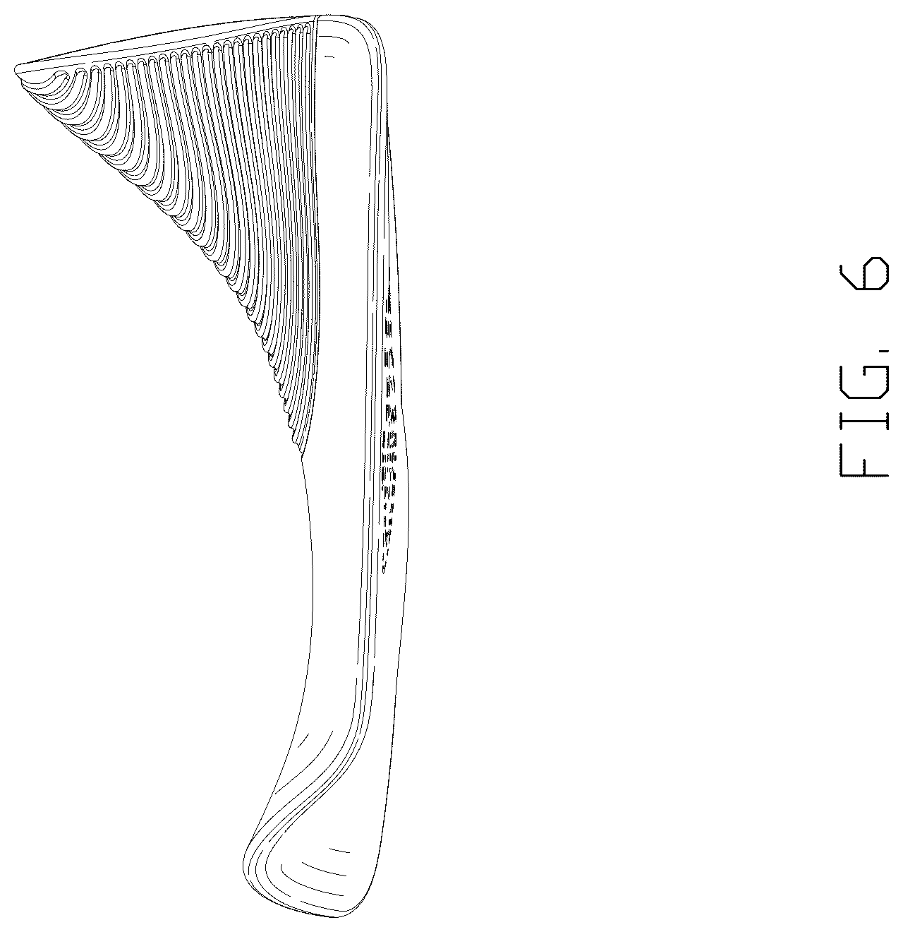 Patent USD1077447 Figure 6 – Arch support insole