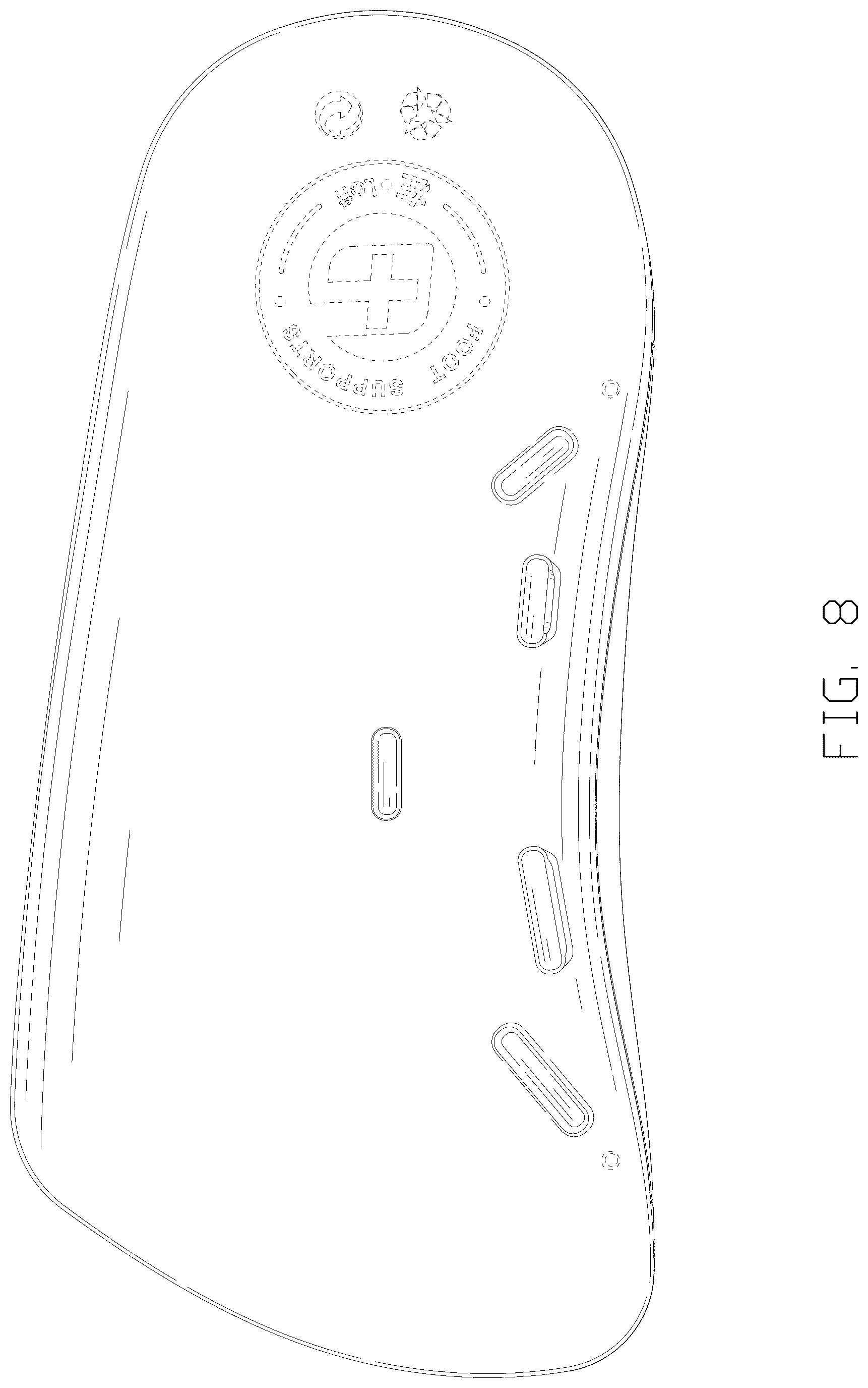 Patent USD1077447 Figure 8 – Arch support insole