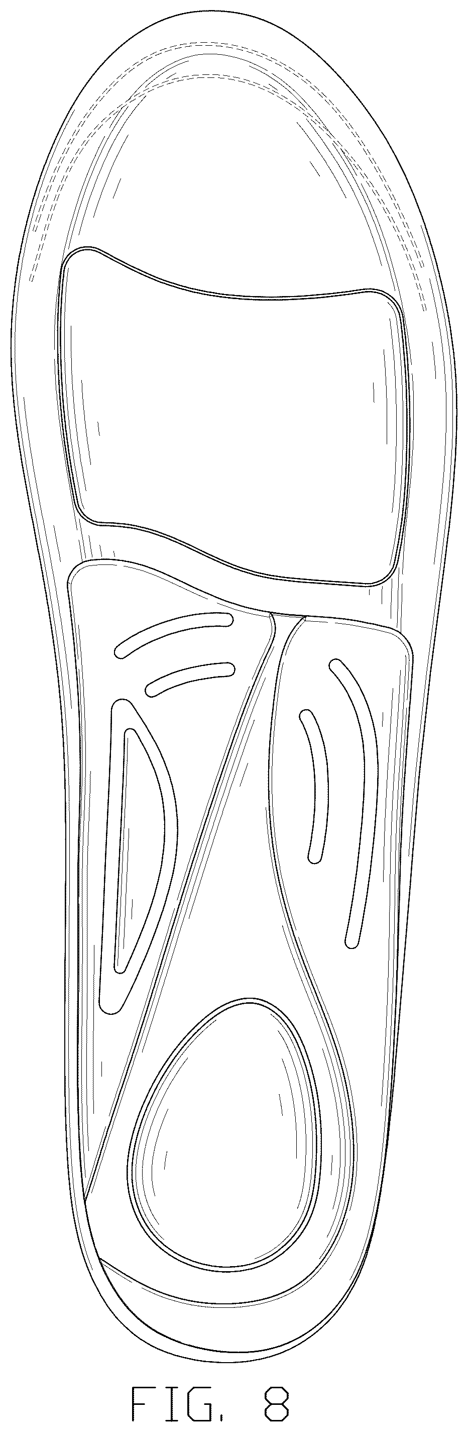 Patent USD1077448 Figure 8 – Insole