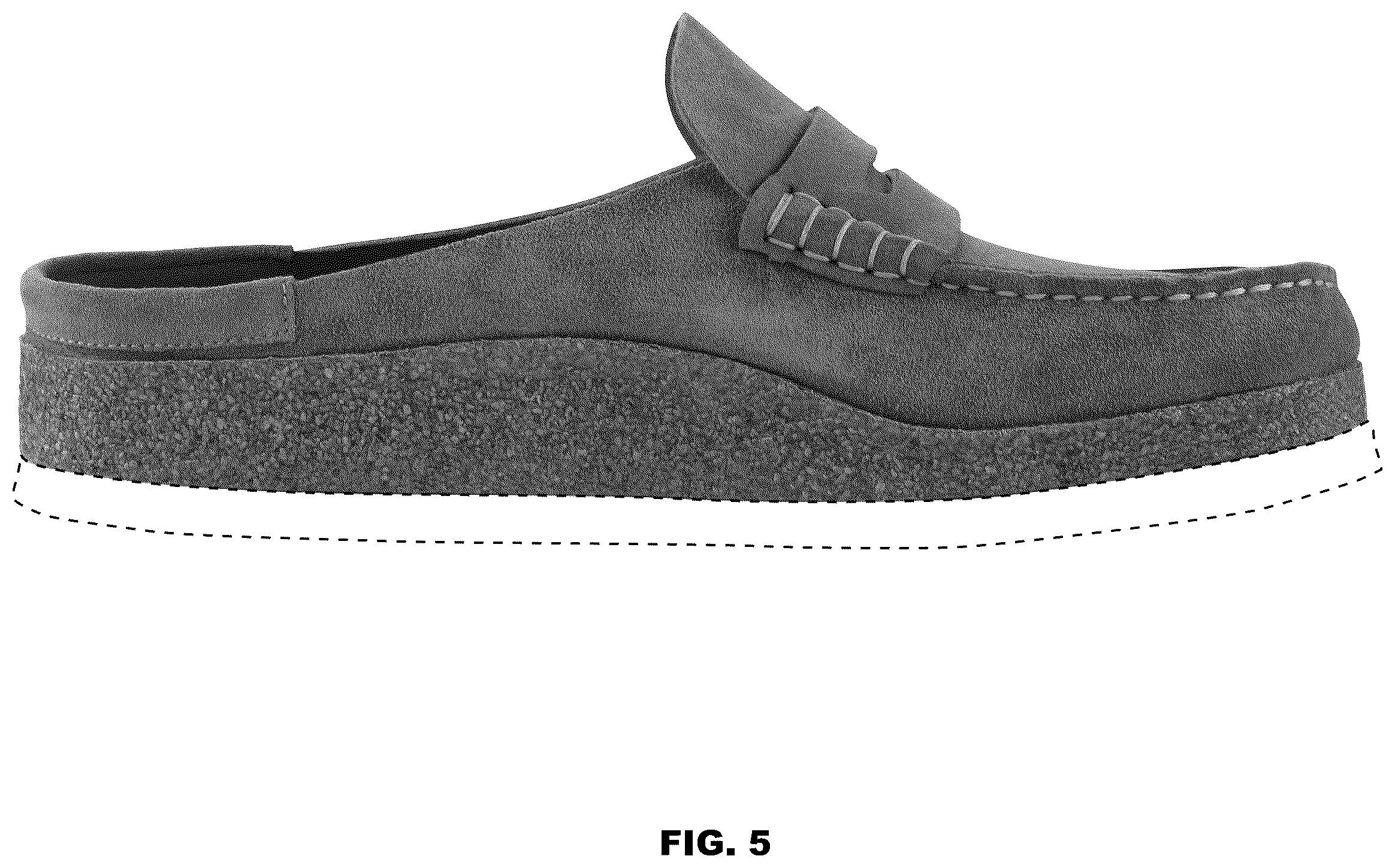 Patent USD1077449 Figure 5 – Shoe