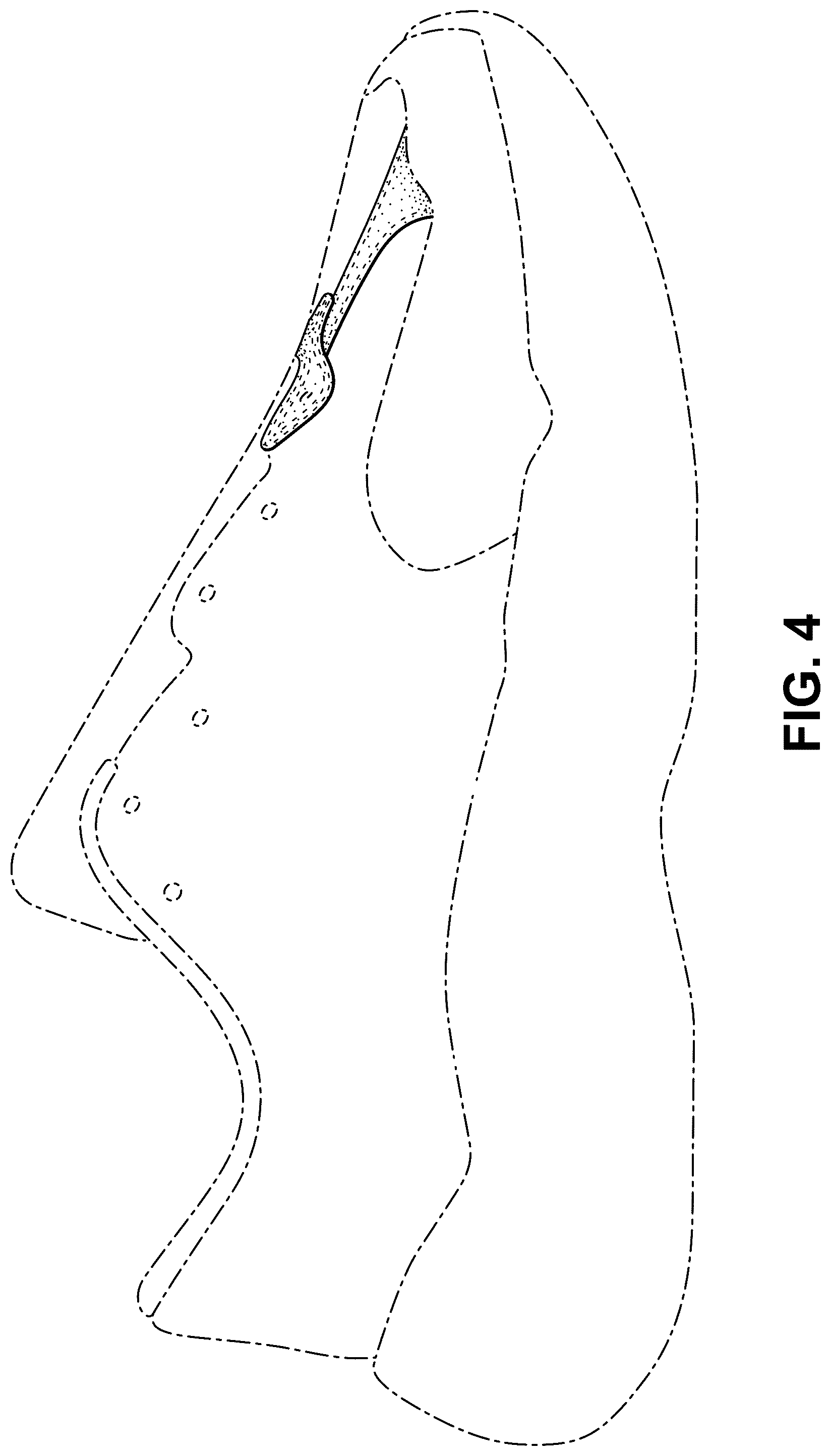 Patent USD1077450 Figure 4 – Shoe