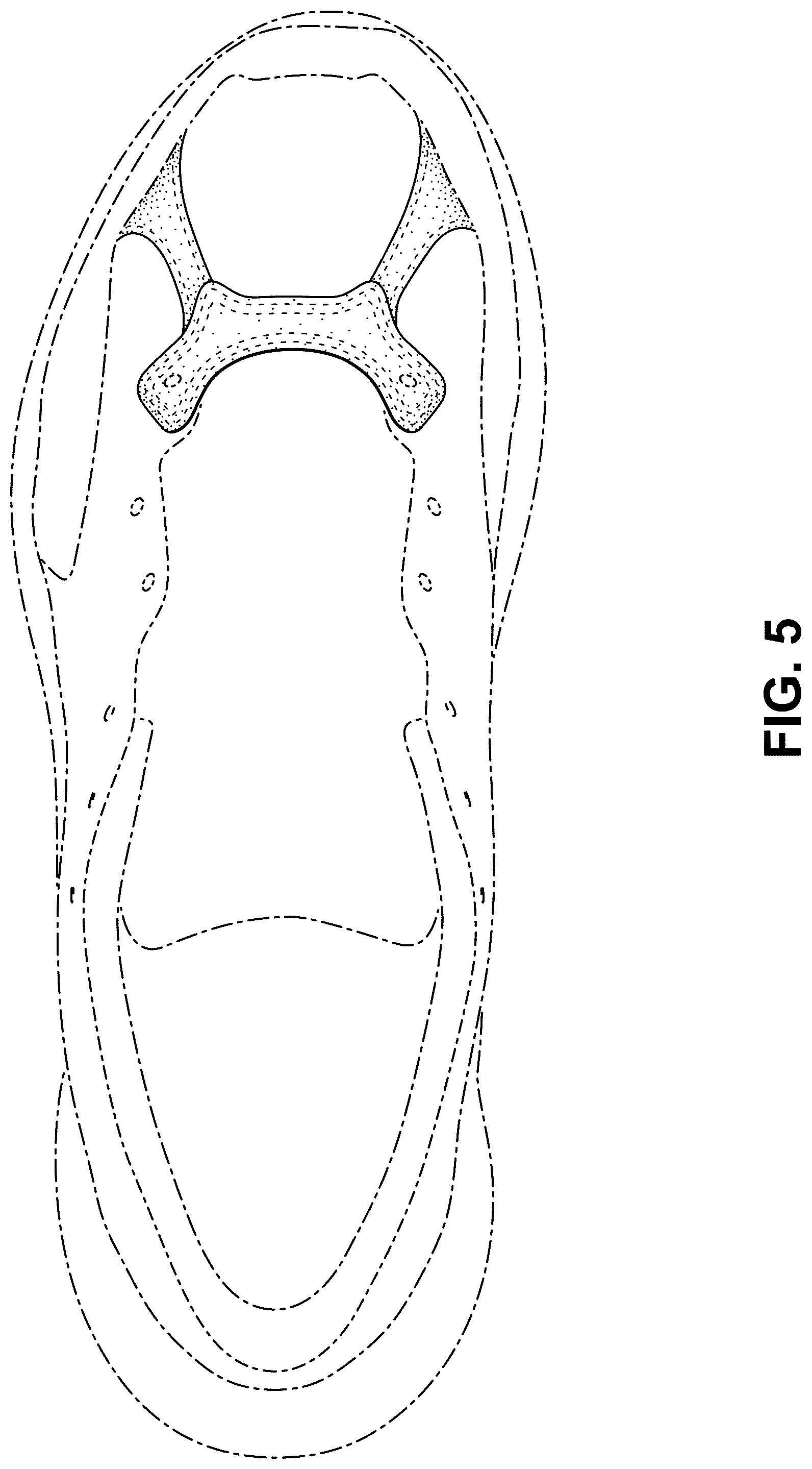 Patent USD1077450 Figure 5 – Shoe