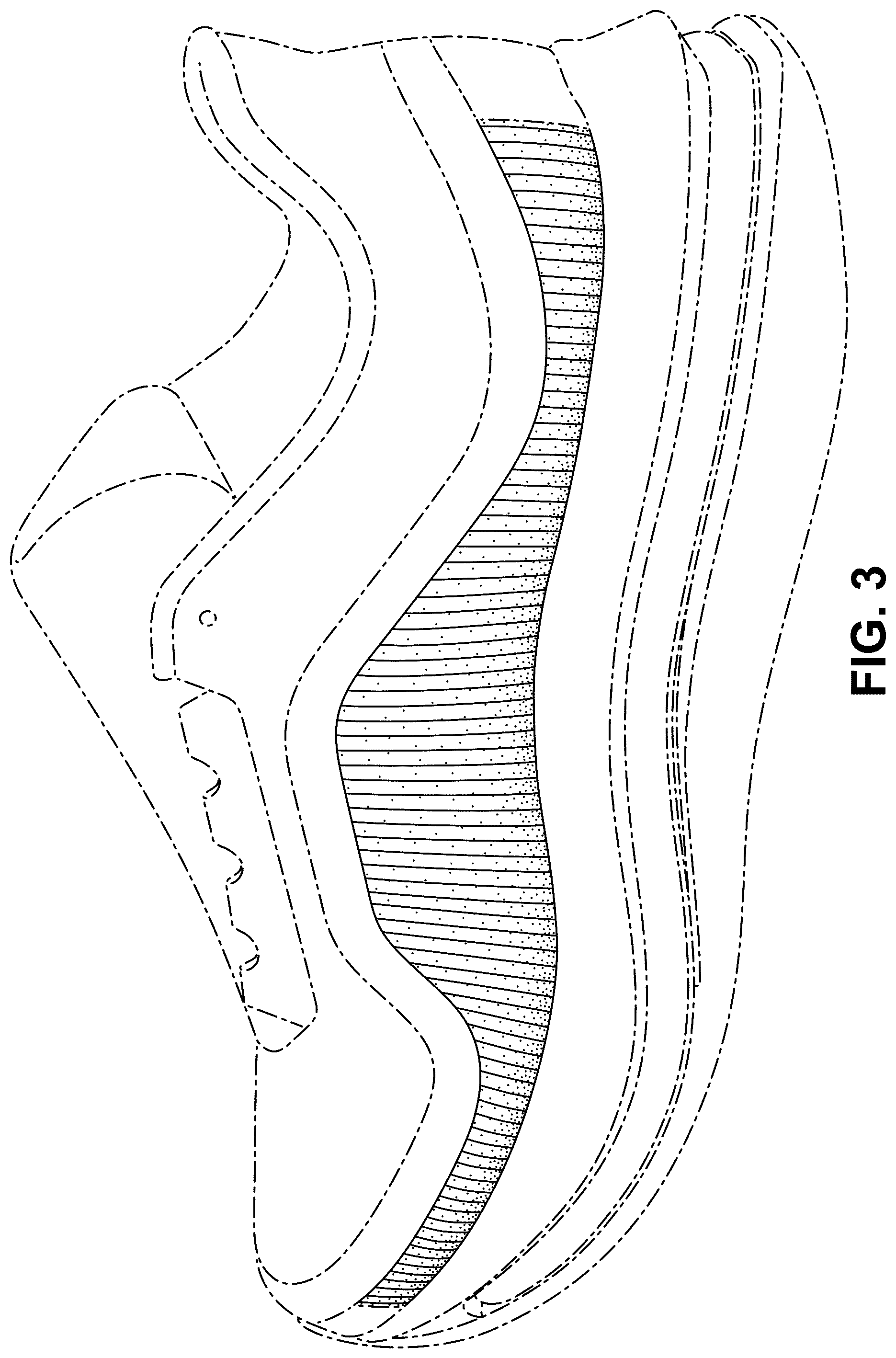 Patent USD1077451 Figure 3 – Shoe