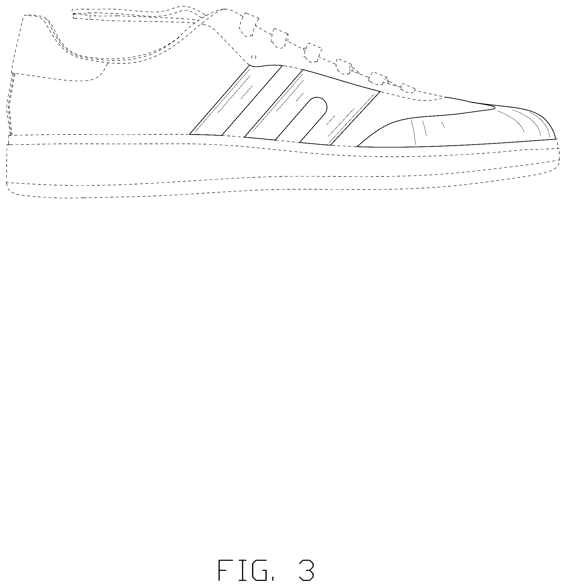 Patent USD1077452 Figure 3 – Shoe
