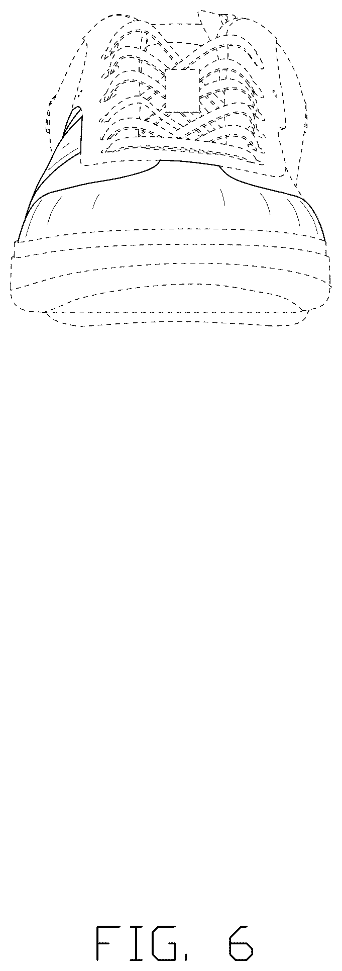 Patent USD1077452 Figure 6 – Shoe