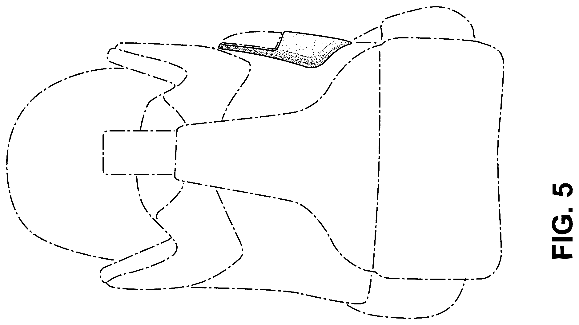 Patent USD1077453 Figure 5 – Shoe