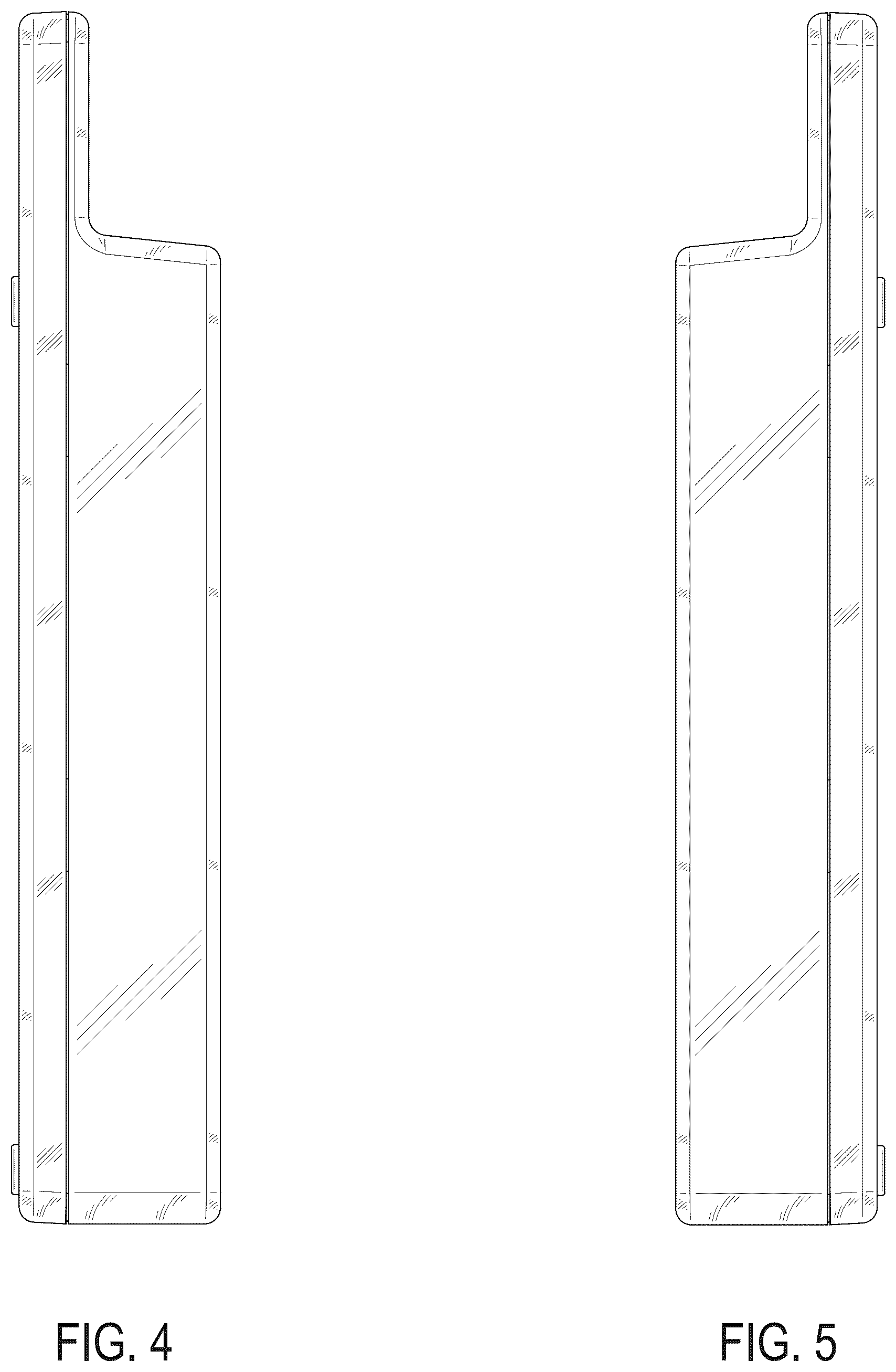 Patent USD1077460 Figure 4 – Transparent case for a media cassette or video game cartridge