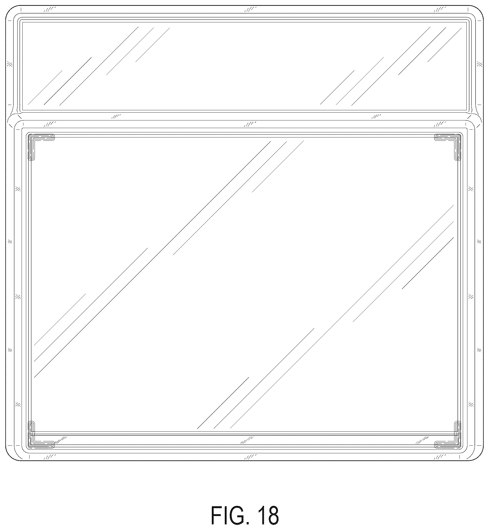 Patent USD1077460 Figure 14 – Transparent case for a media cassette or video game cartridge