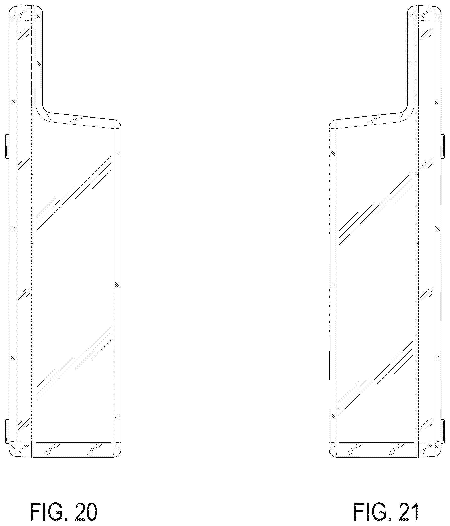 Patent USD1077460 Figure 16 – Transparent case for a media cassette or video game cartridge