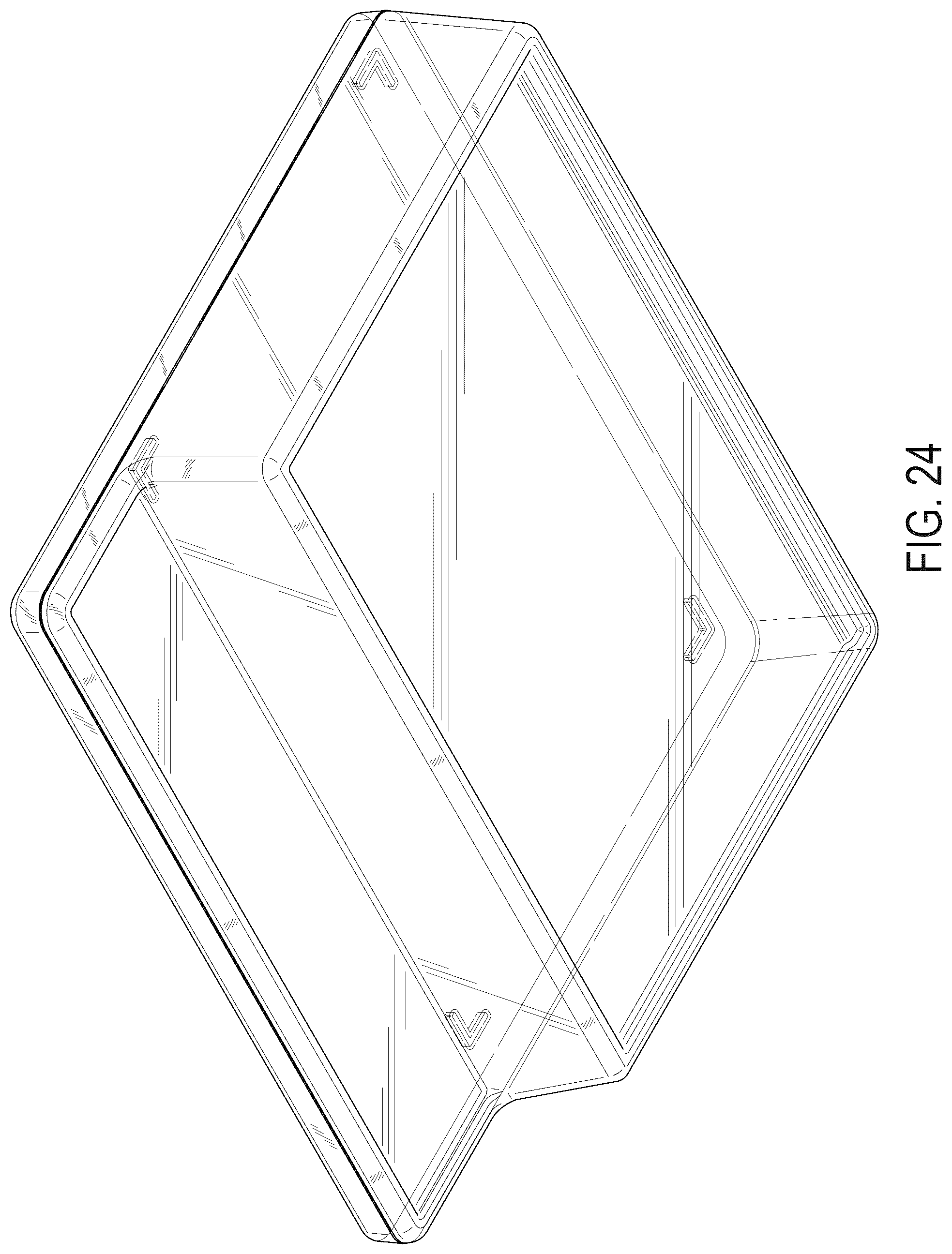 Patent USD1077460 Figure 18 – Transparent case for a media cassette or video game cartridge