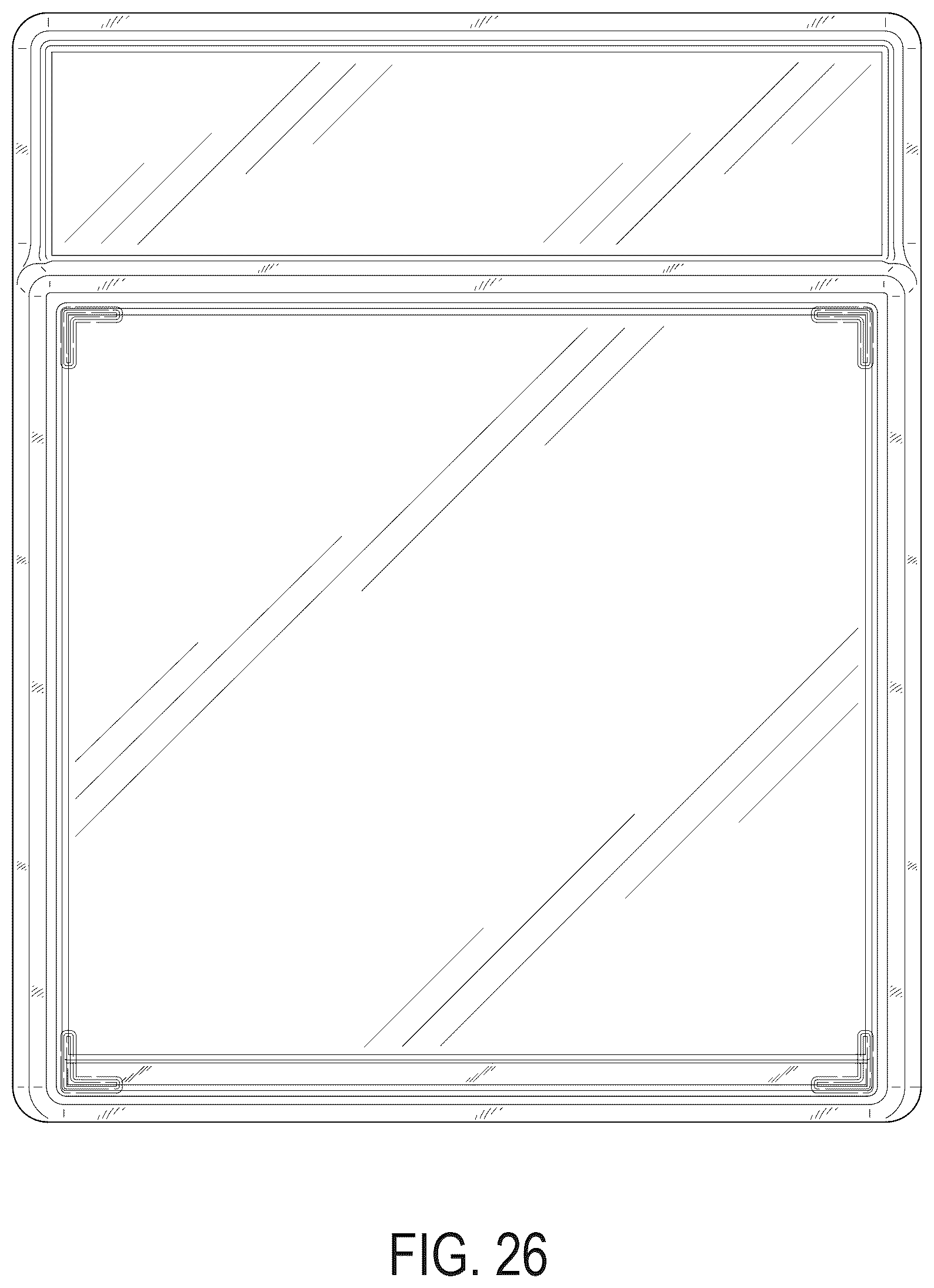 Patent USD1077460 Figure 20 – Transparent case for a media cassette or video game cartridge