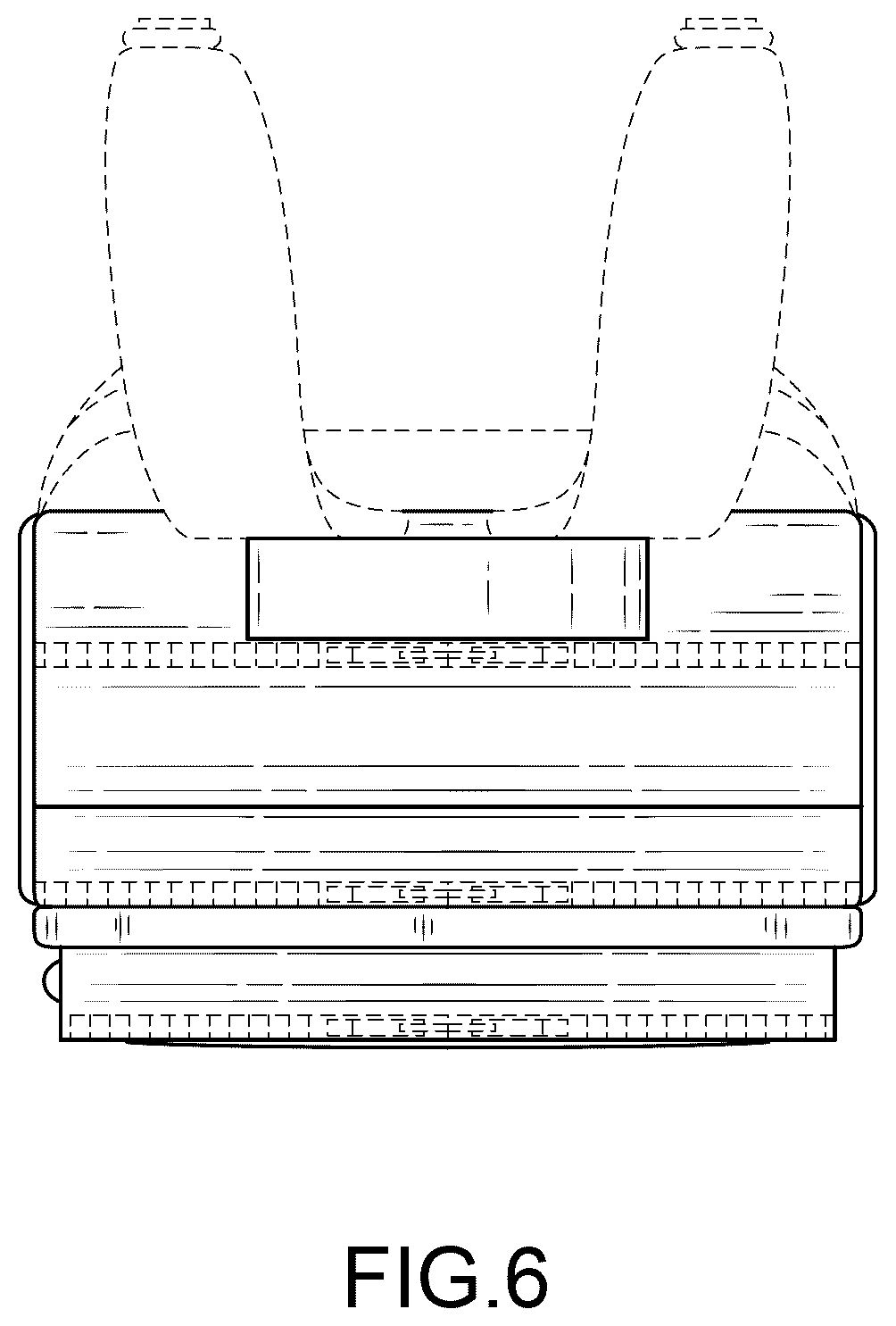 Patent USD1077463 Figure 6 – Solar backpack