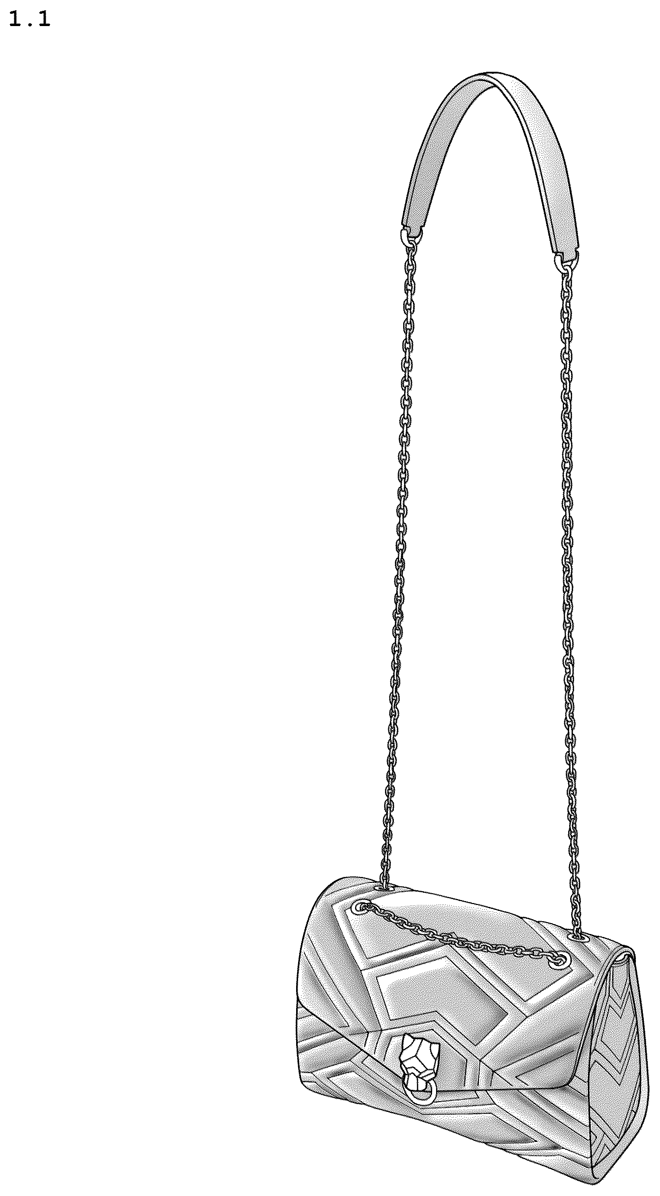 Patent USD1077464 — Bag — Figure 1