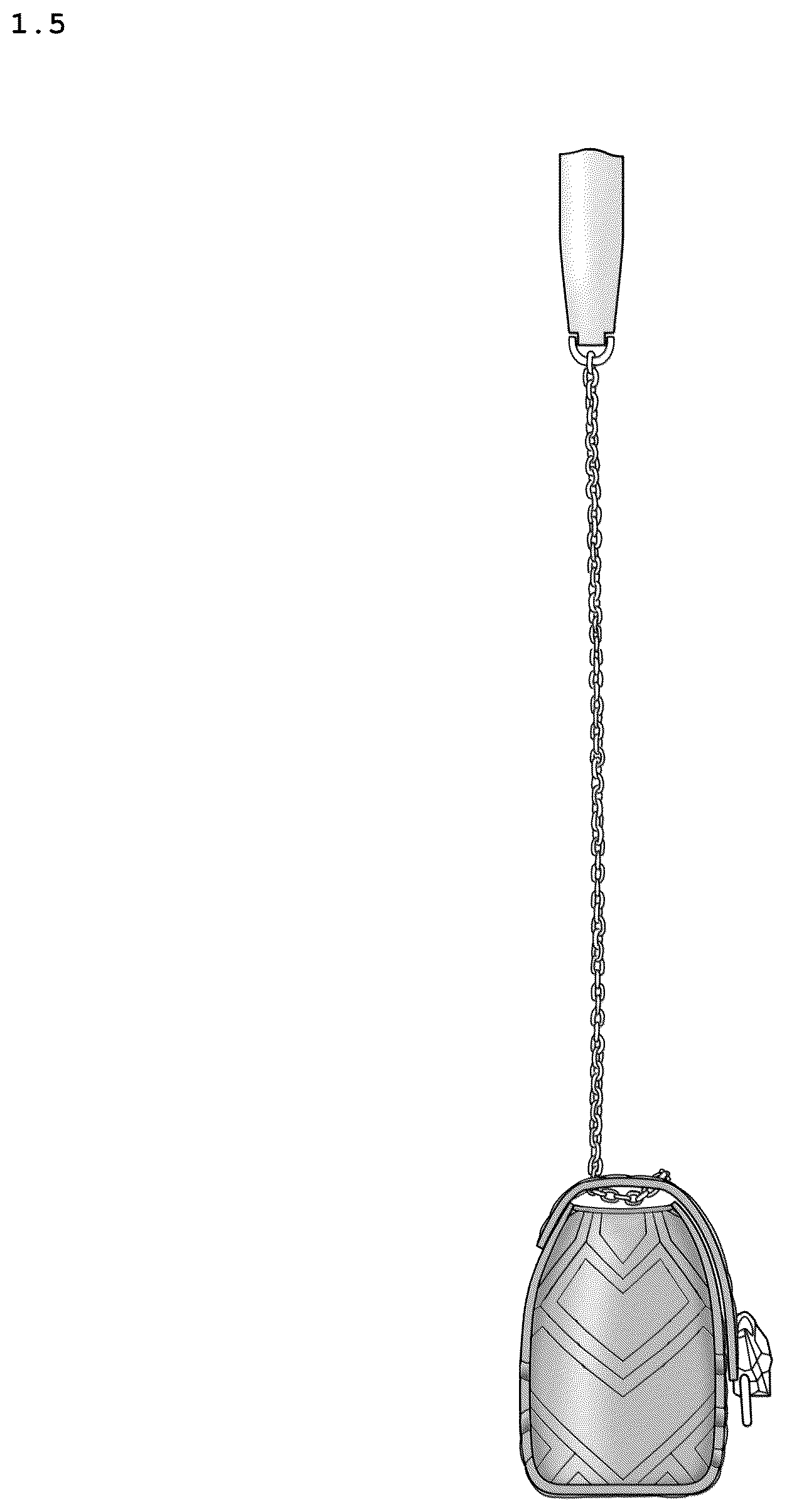 Patent USD1077464 Figure 5 – Bag