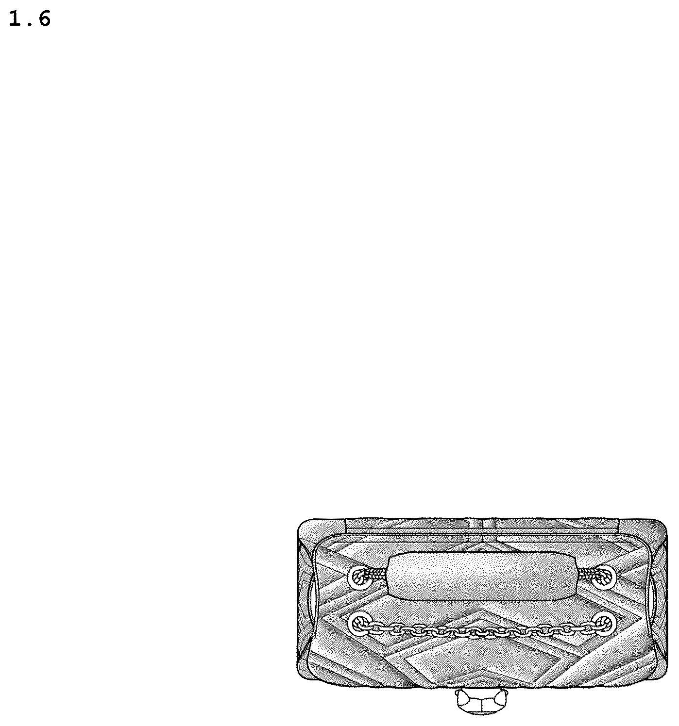 Patent USD1077464 Figure 6 – Bag