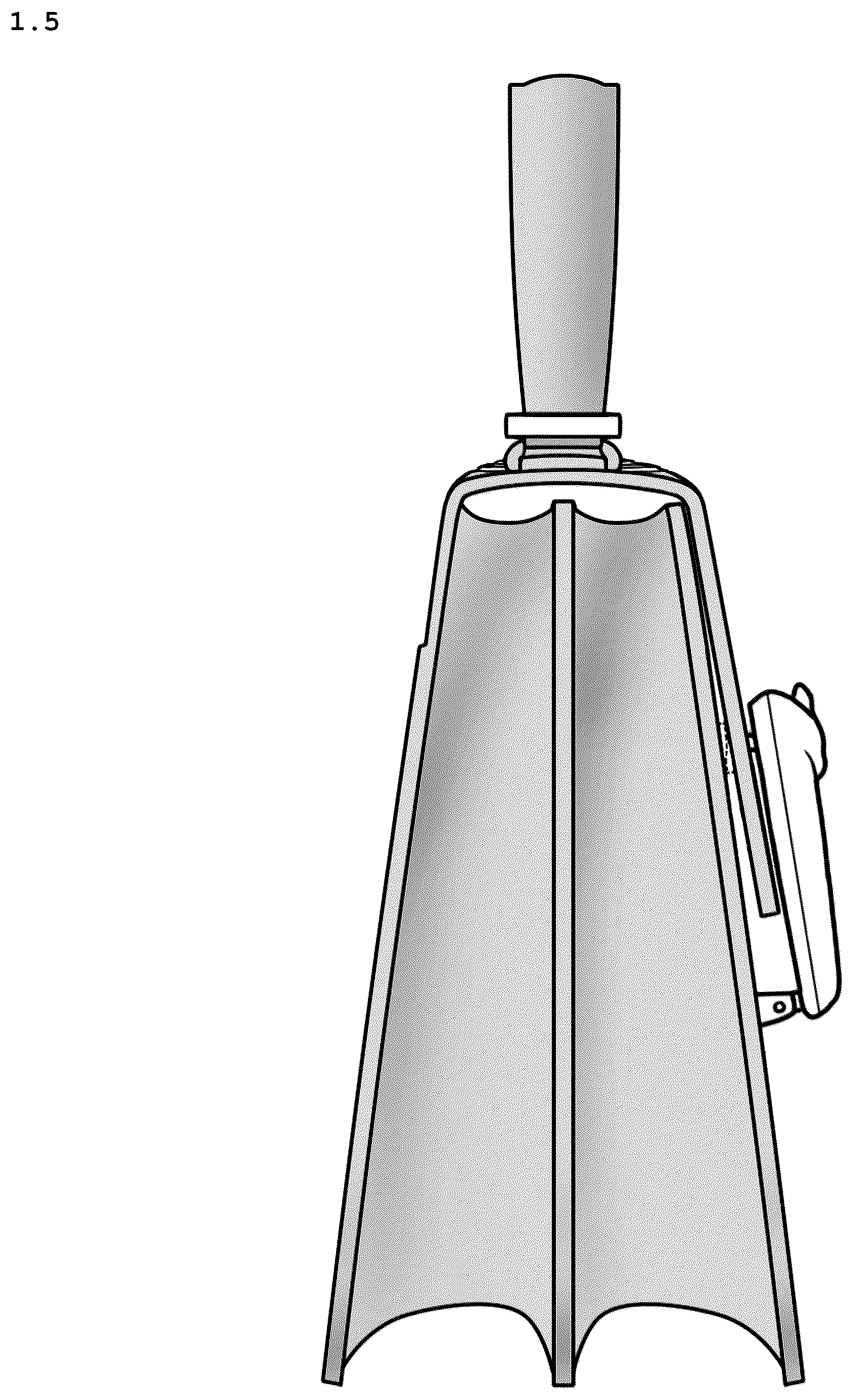 Patent USD1077465 Figure 5 – Handbag