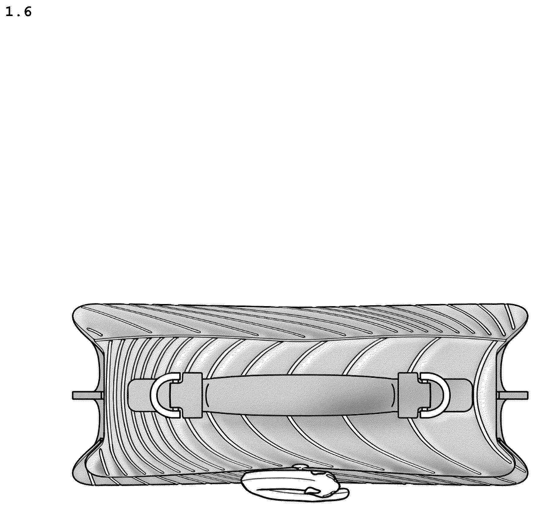 Patent USD1077465 Figure 6 – Handbag